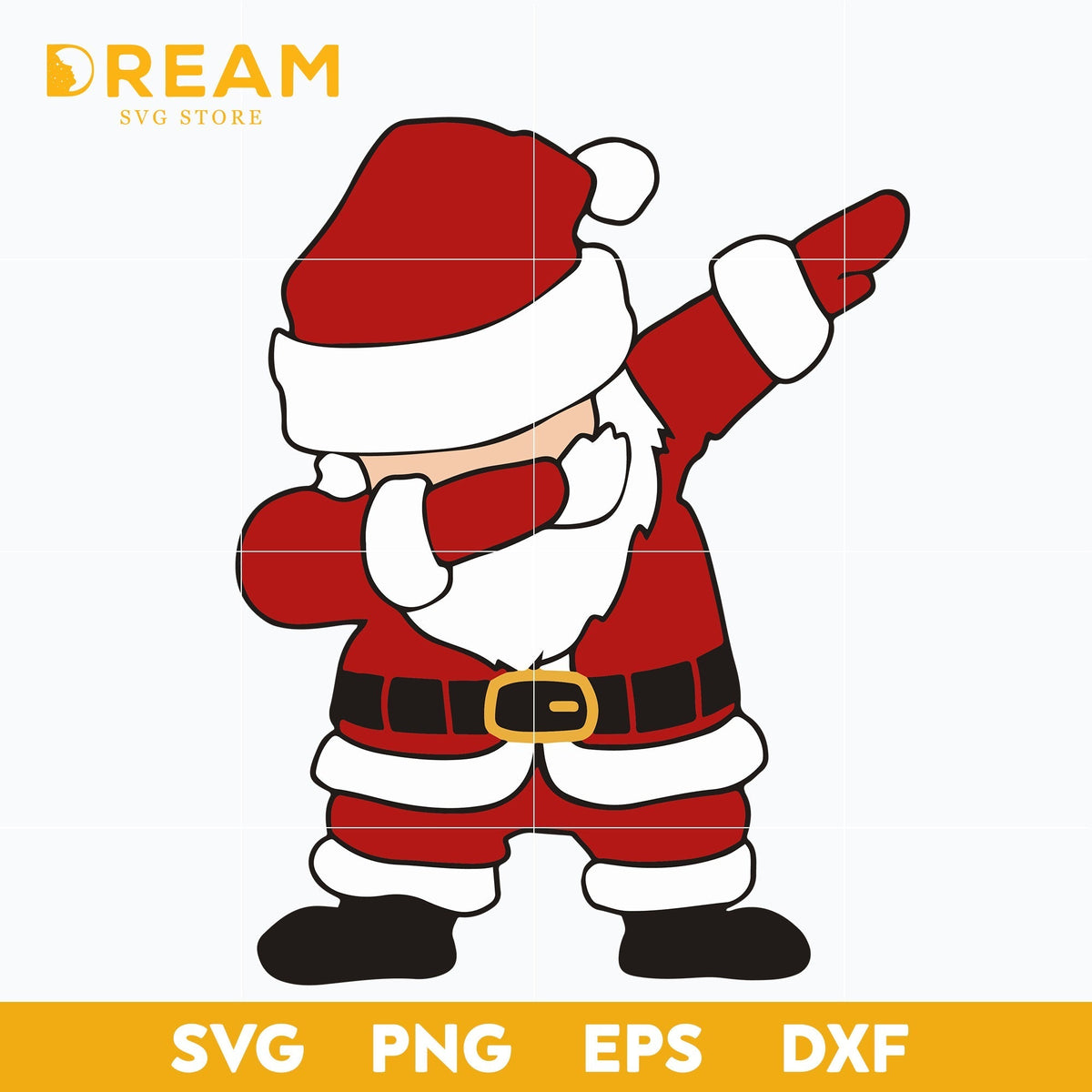 Santa dabbing svg, Christmas svg, png, dxf, eps digital file CRM1211209L