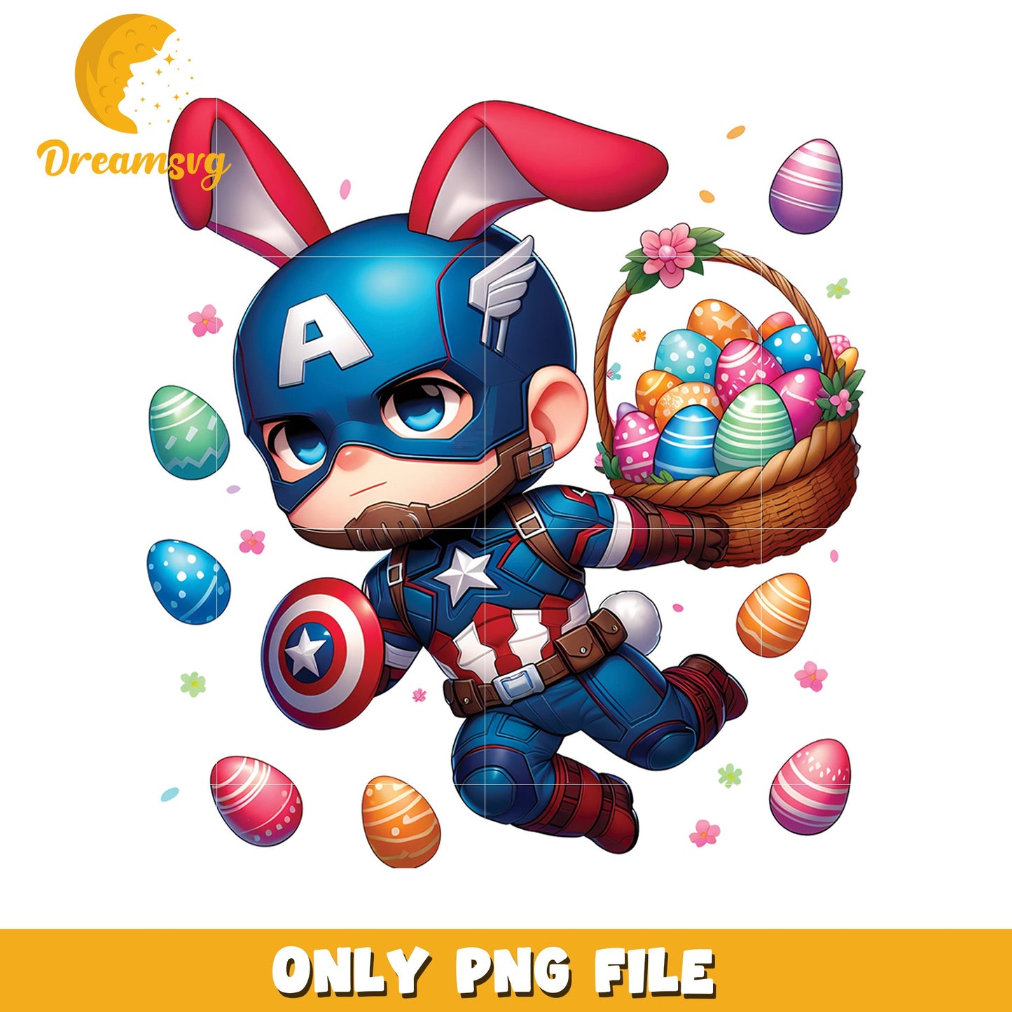 Captain America Easter Bunny PNG