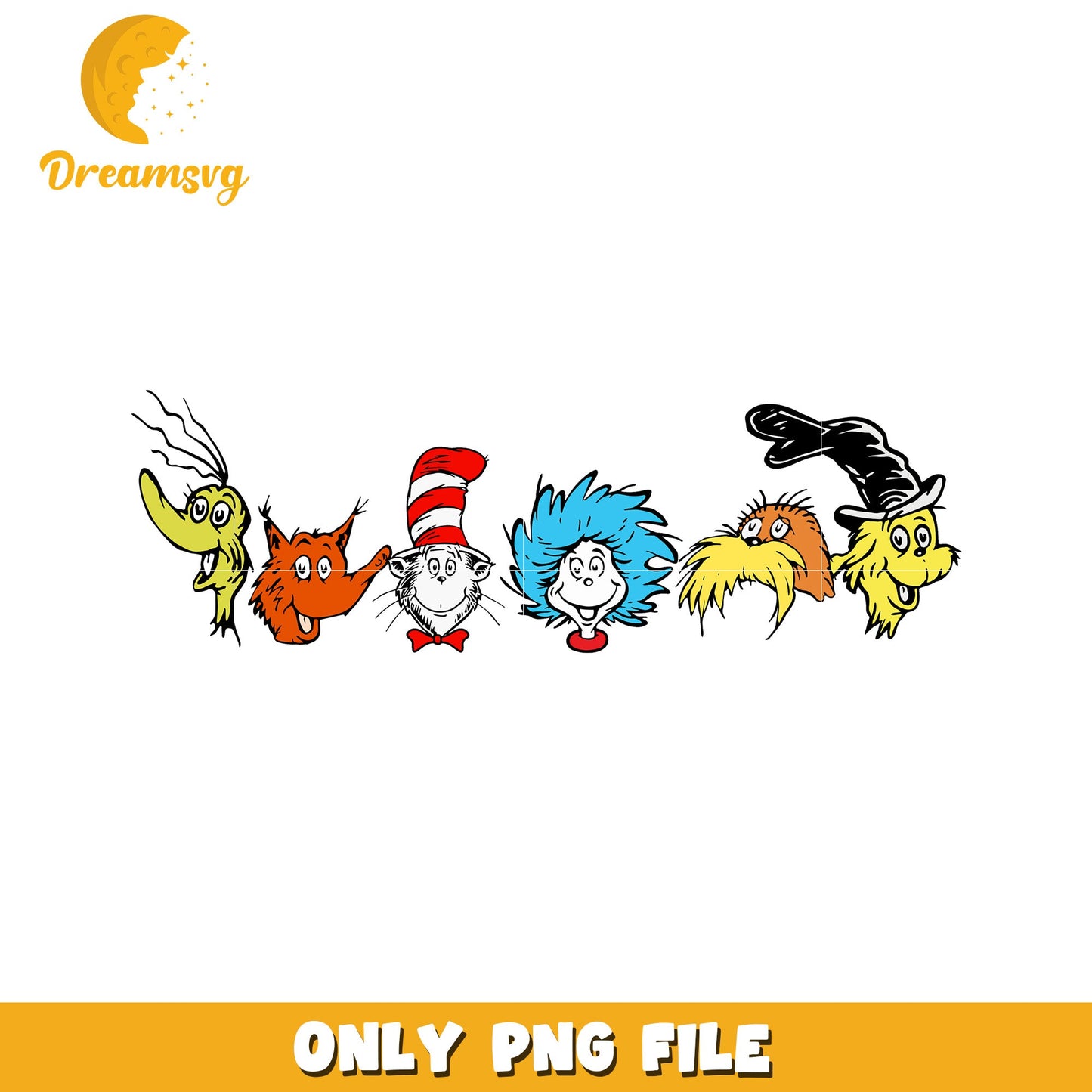 Cat in the Hat PNG Characters