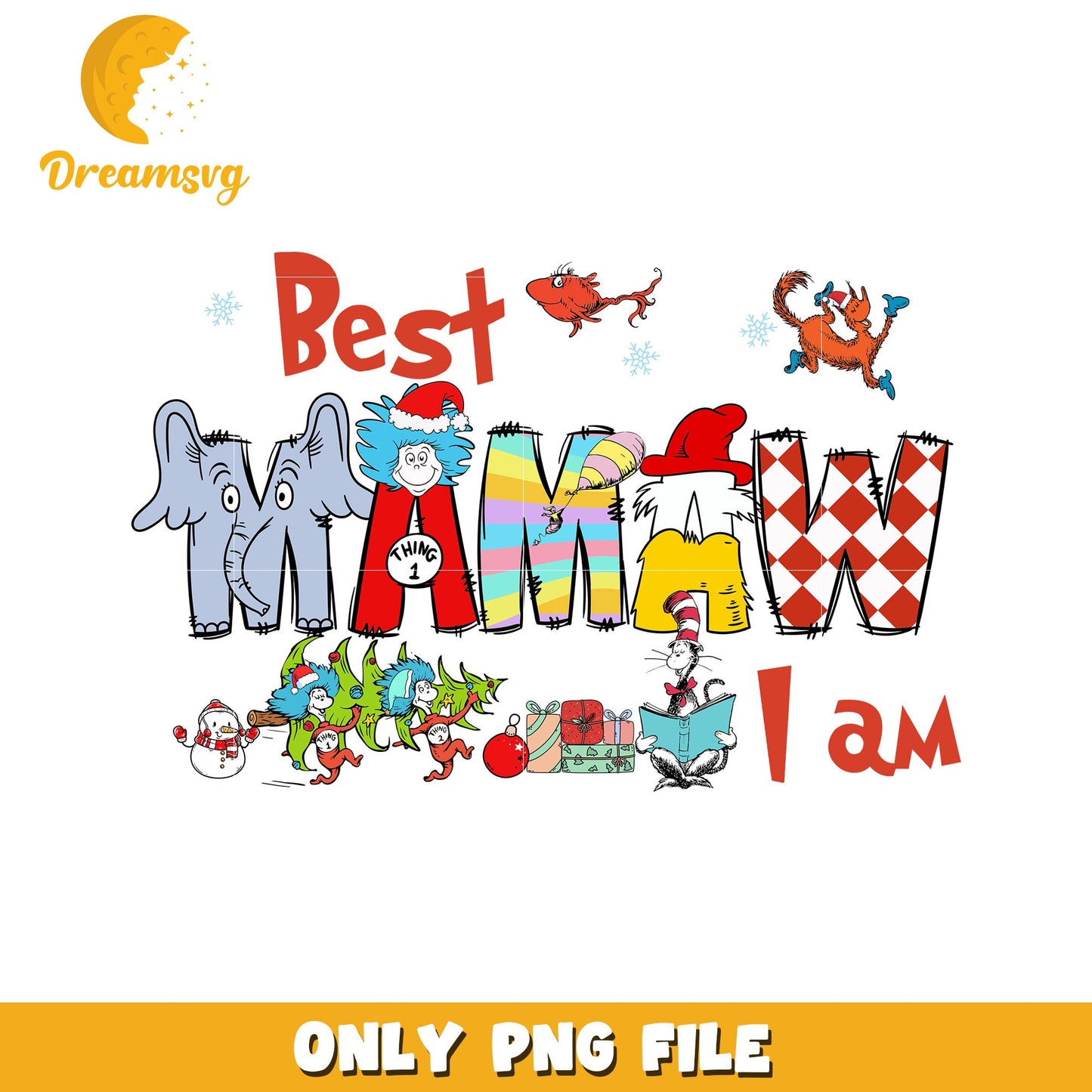 Christmas Mamaw PNG Sublimation