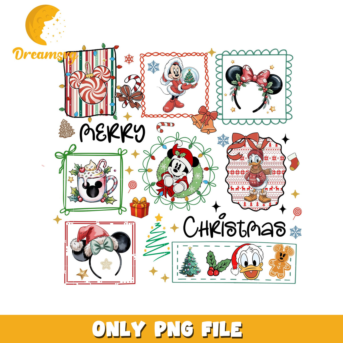 Christmas disney png, last christmas png, christmas story png