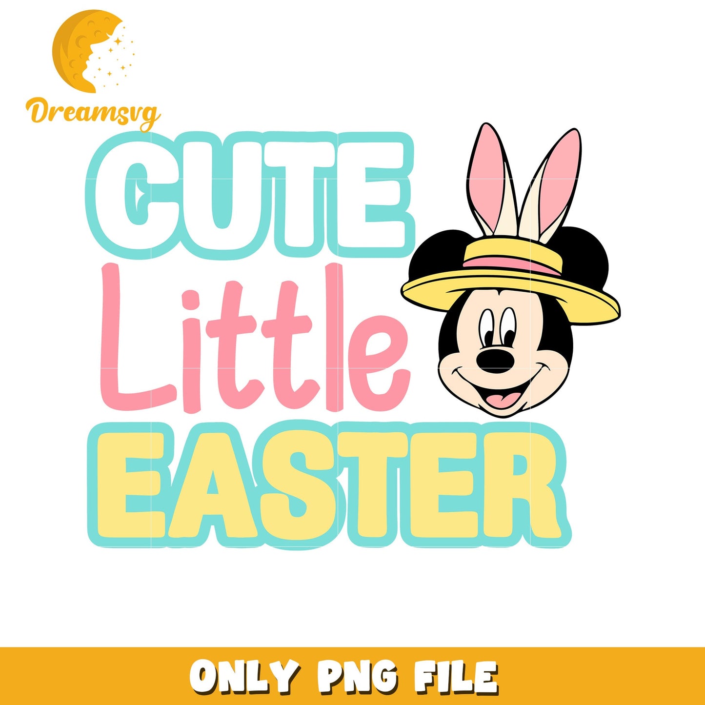 Cute Little Easter Character Design PNG for Kids Fun