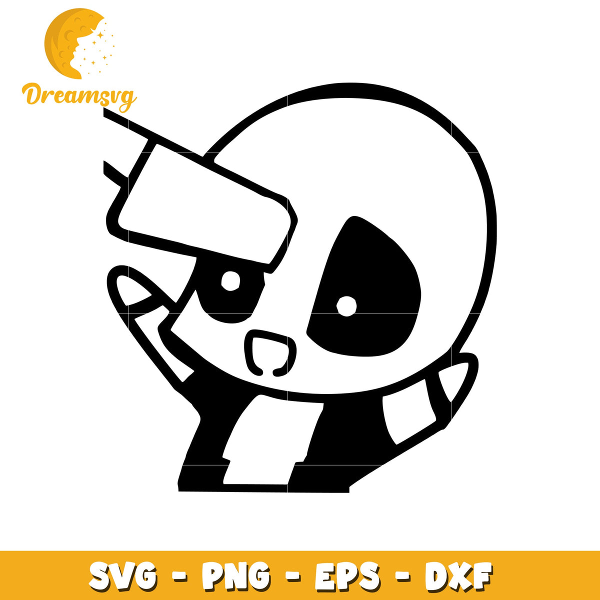 Cute Skull SVG PNG EPS DXF Files