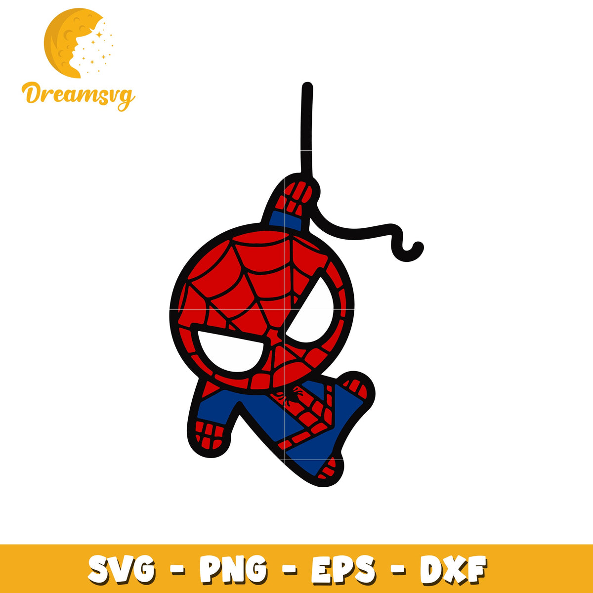 Cute Spider-Man SVG Design for Kids DIY Projects