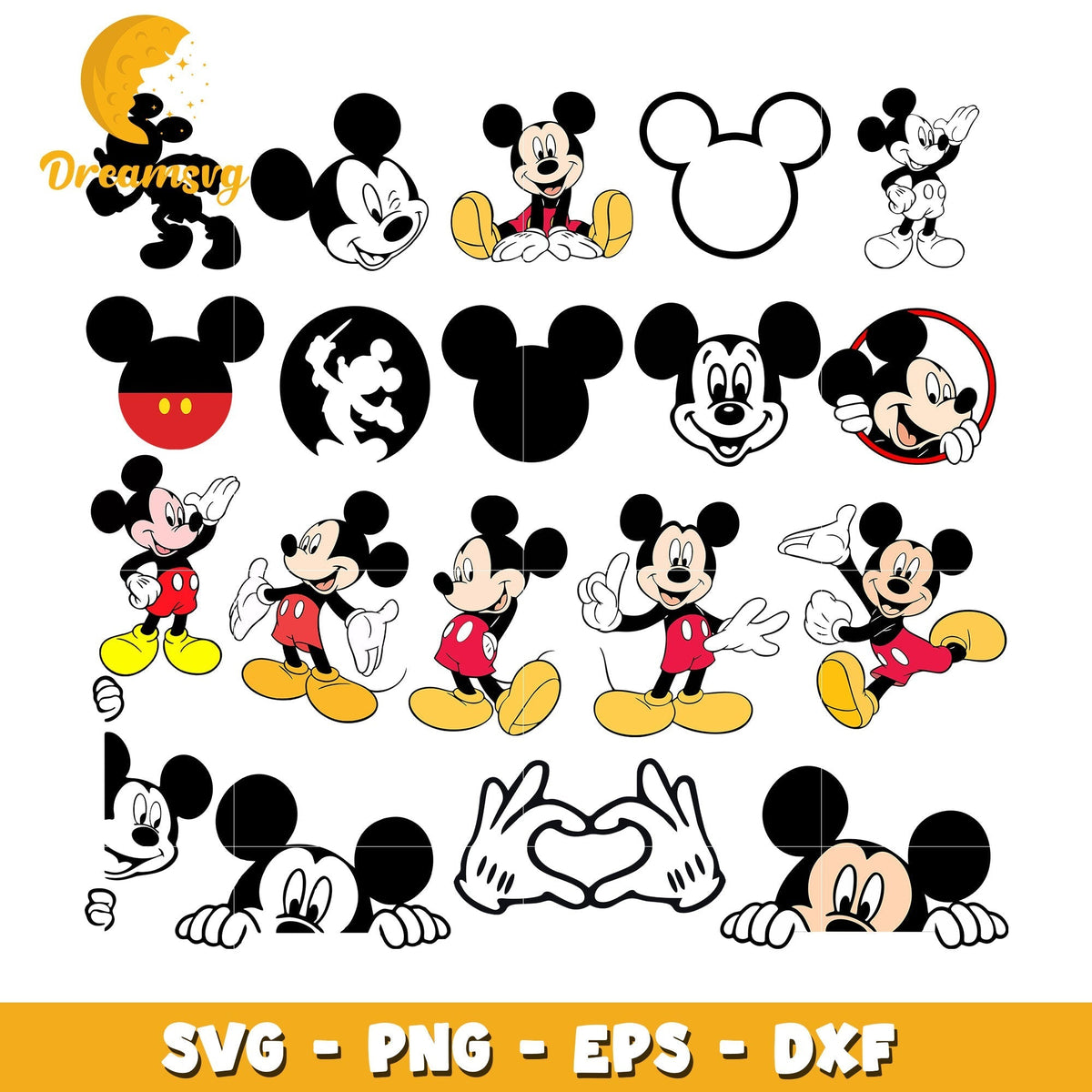 Disney mickey mouse cartoon bundle svg, mickey mouse cartoon svg