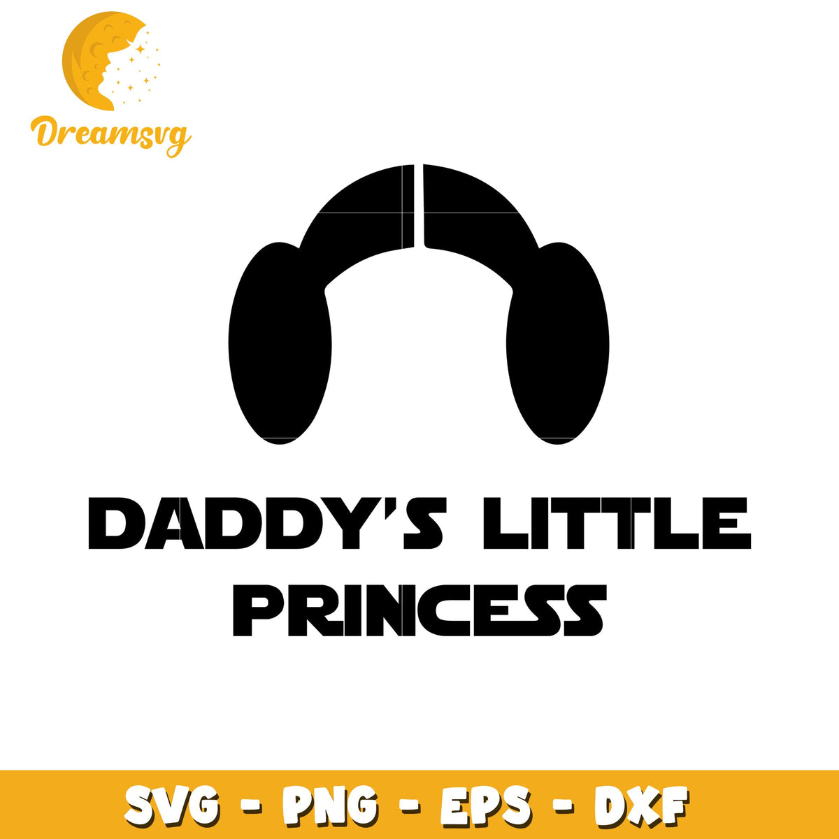 Daddys Little Princess SVG Cut File
