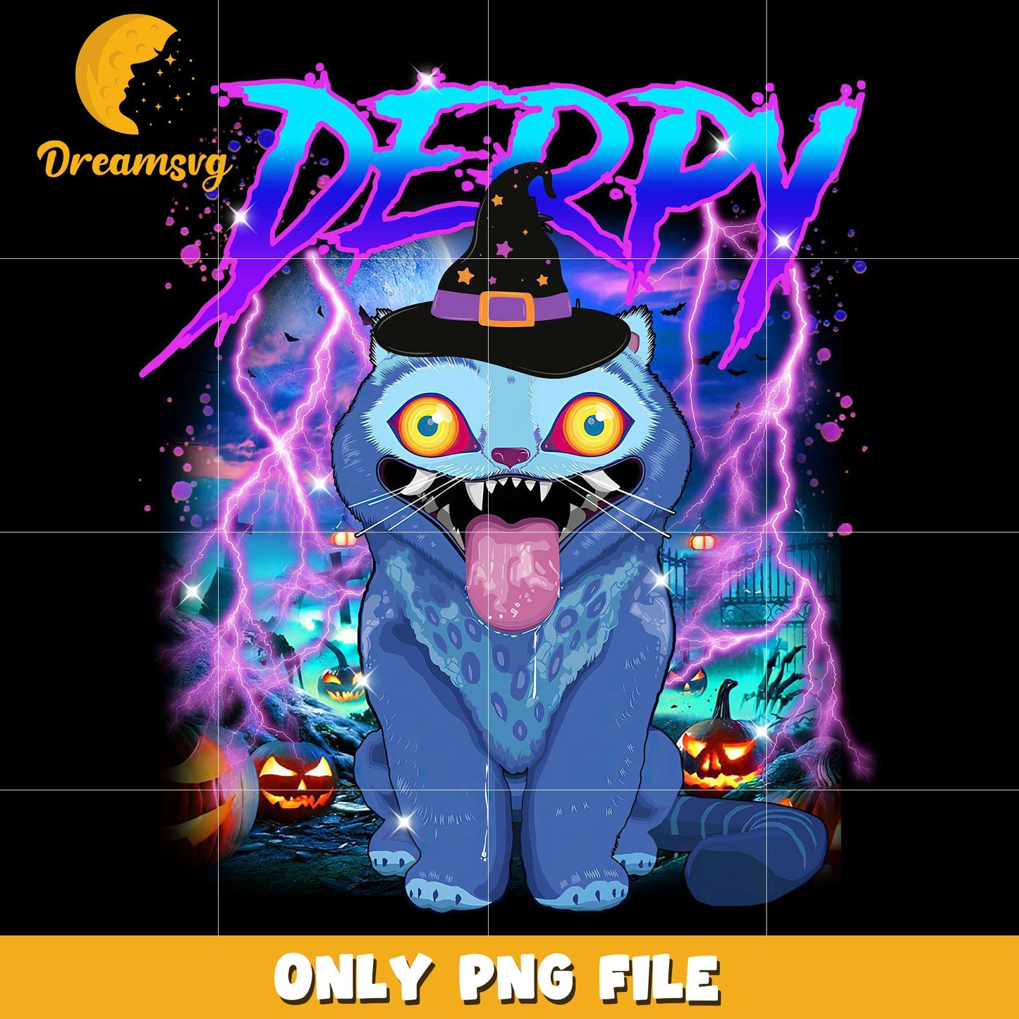 Demon Hunters Tiger Halloween png, spooky halloween png, fall season png