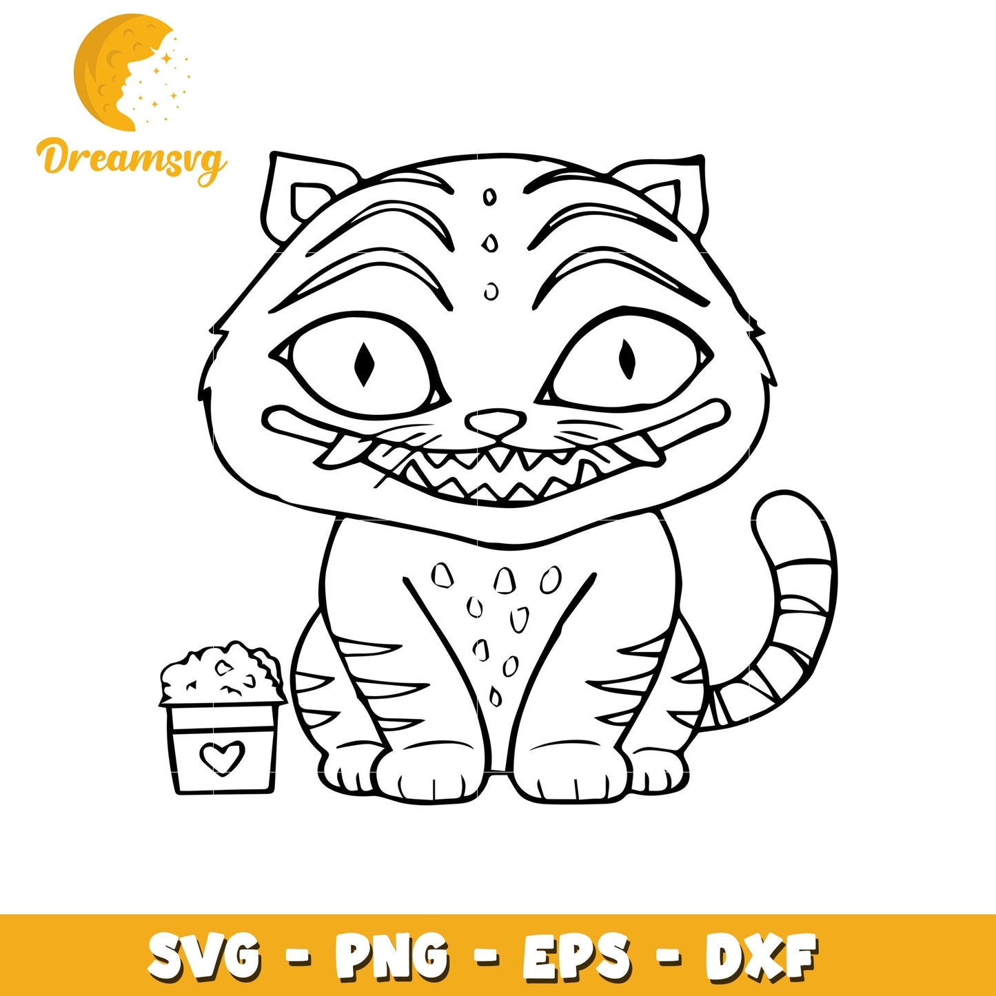 Derpy funny tiger svg, demon hunters svg, kpop band svg