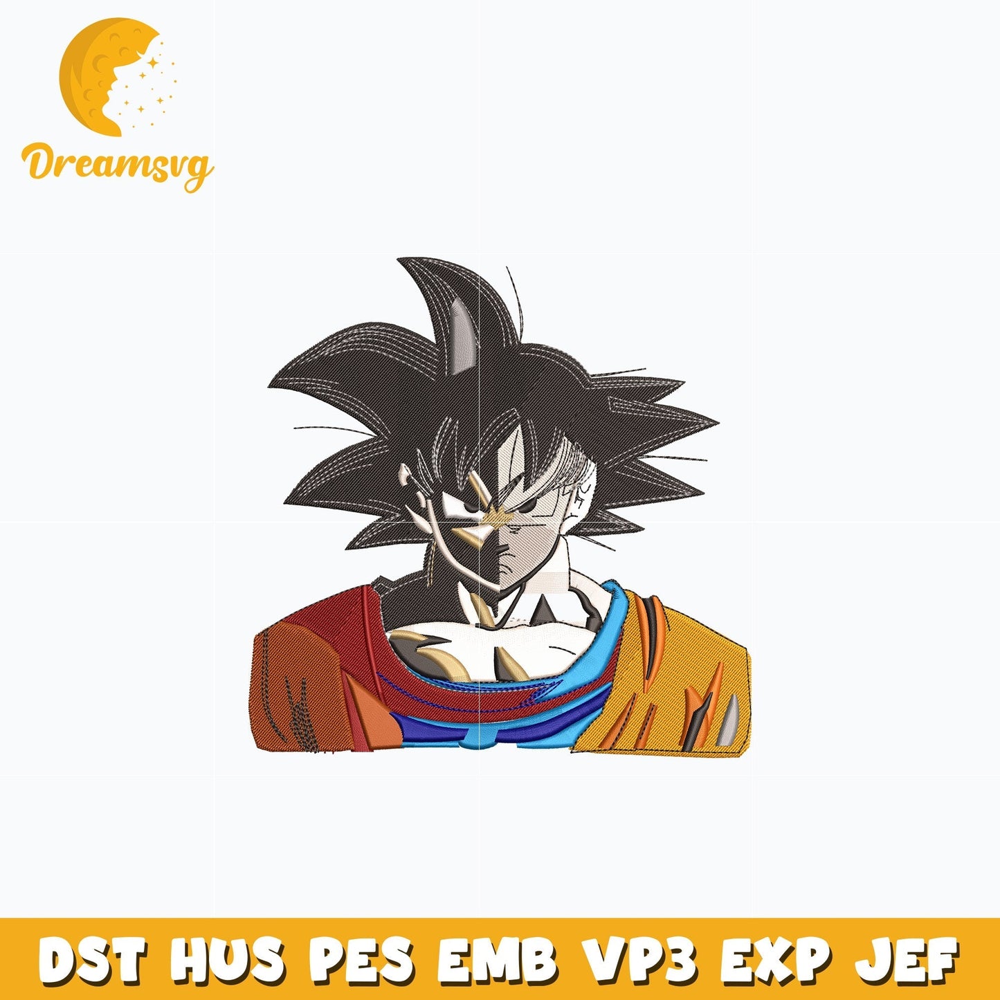 Son Goku embroidery design
