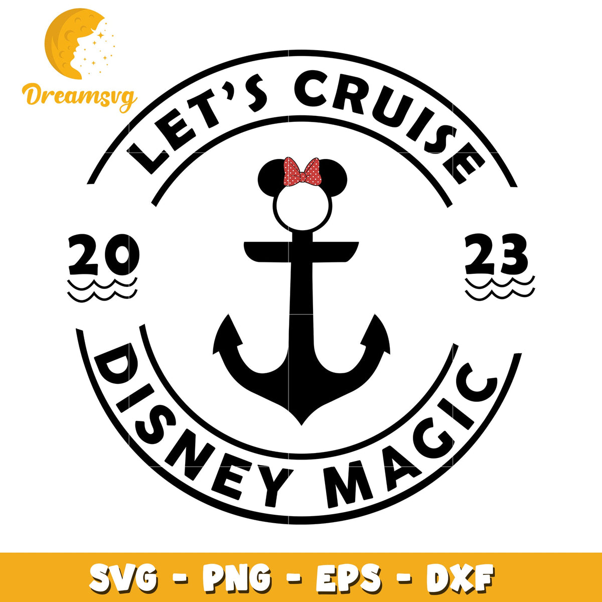Disney Cruise SVG 2023 Minnie Mouse