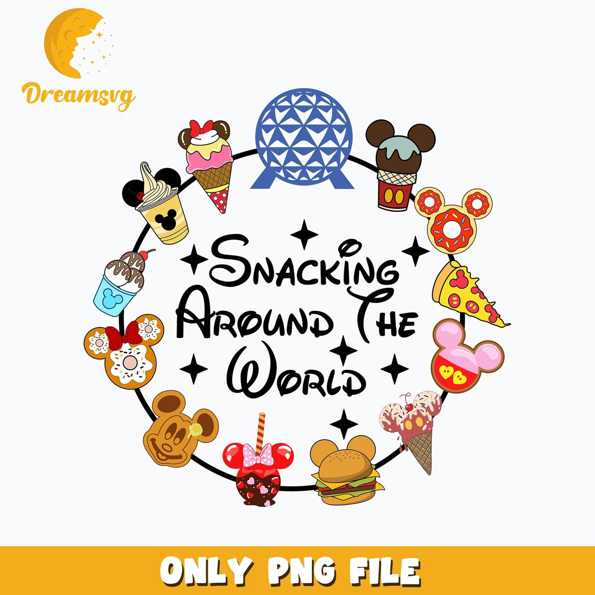 Disney Snacking Around The World png