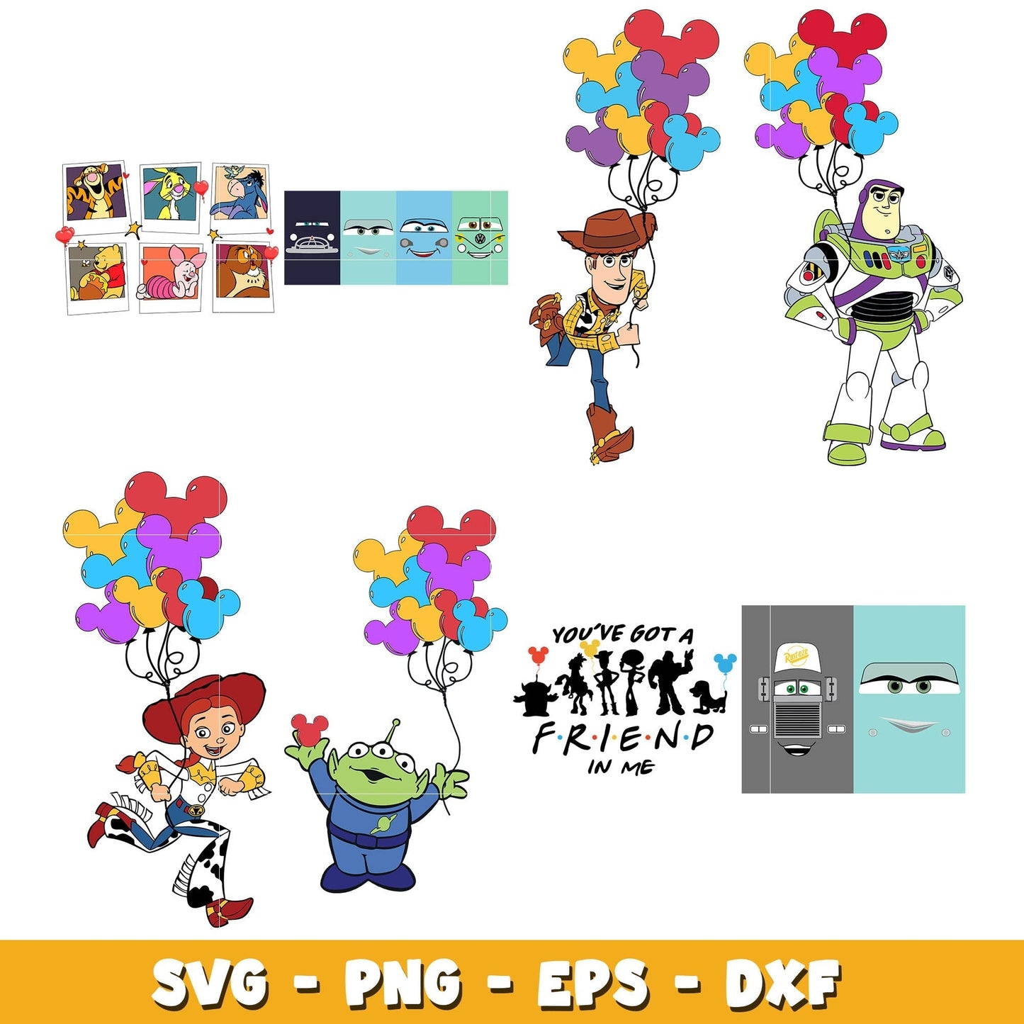 Disney toy story friends svg bundle, Disney toy story svg, Disney svg