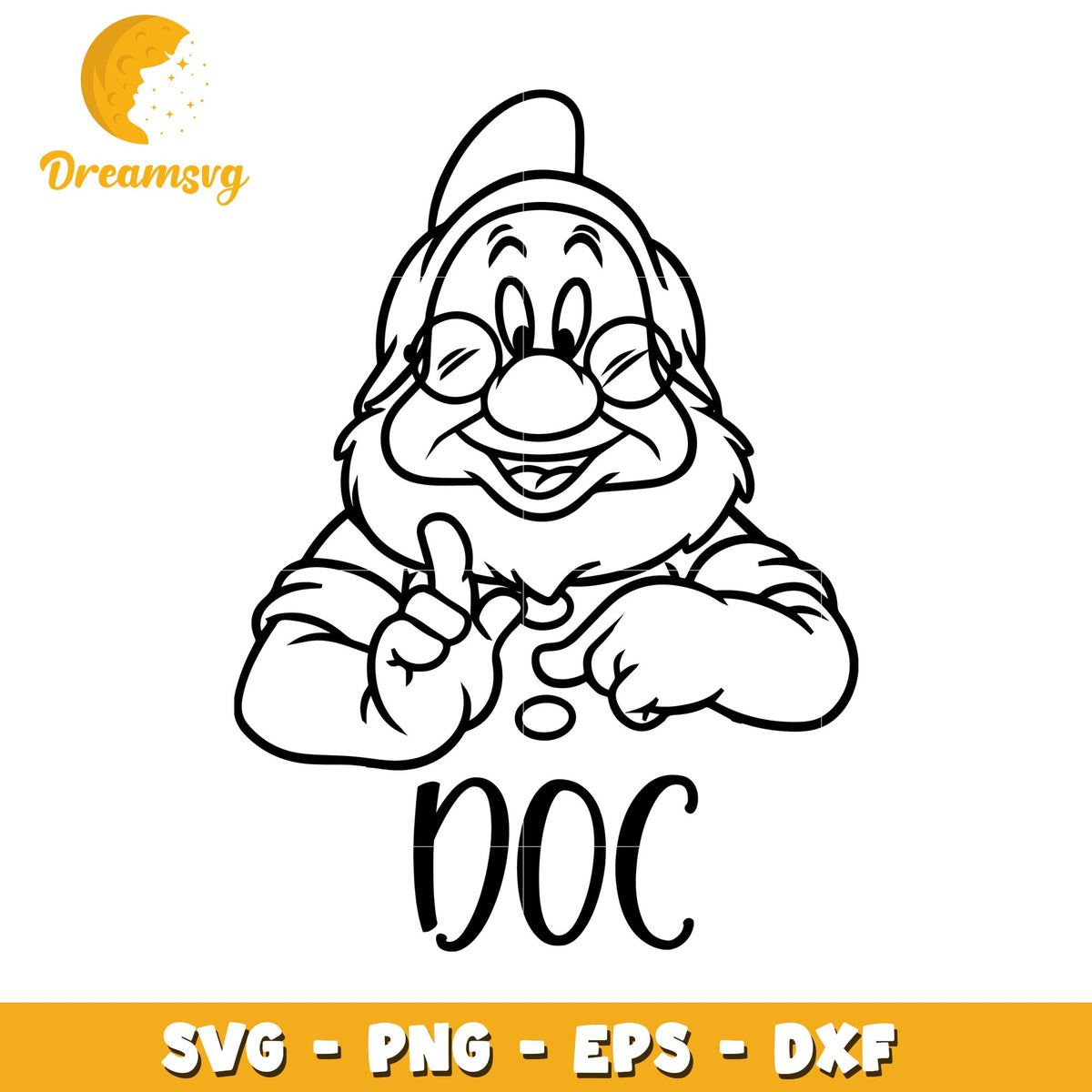 Doc the Dwarf SVG Cut File