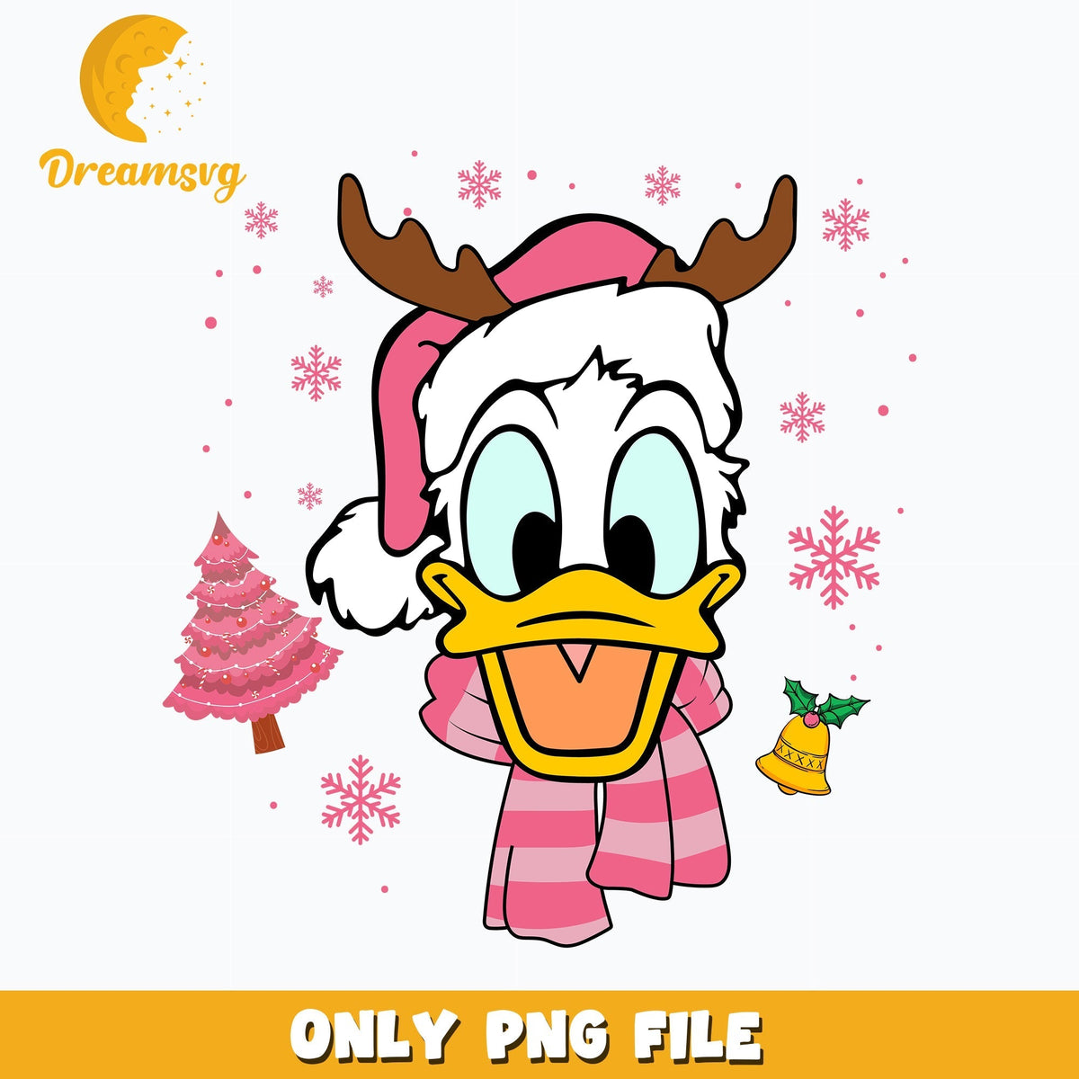 Donald Pink Christmas png
