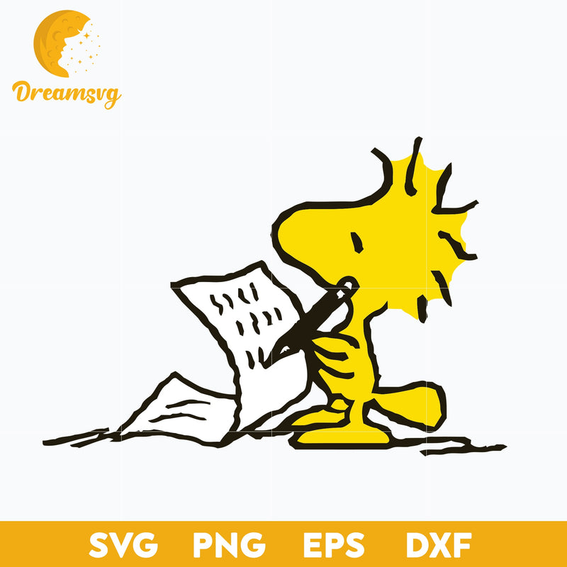Woodstock Charlie Brown SVG, Snoopy Christmas SVG, Christmas SVG, PNG DXF EPS Digital File.
