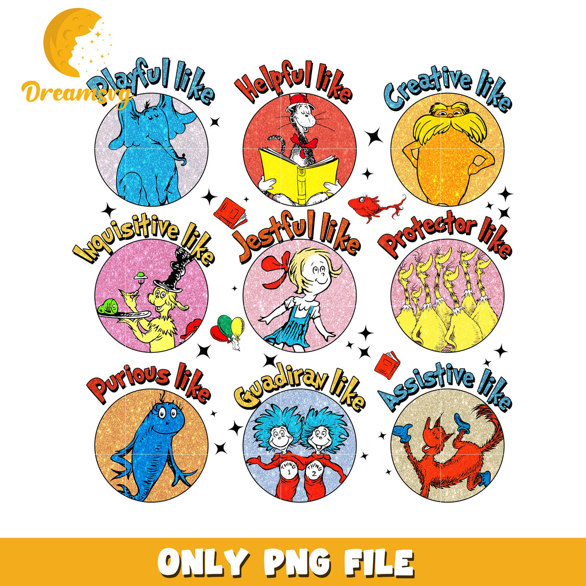 Dr seuss character helpful like png, dr seuss characters png