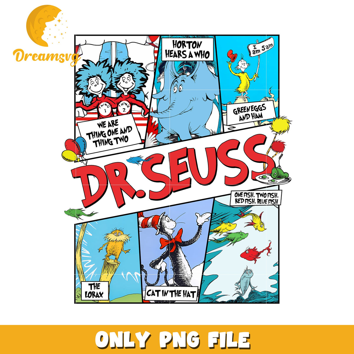 Dr seuss manga png, dr seuss characters png, cartoon png