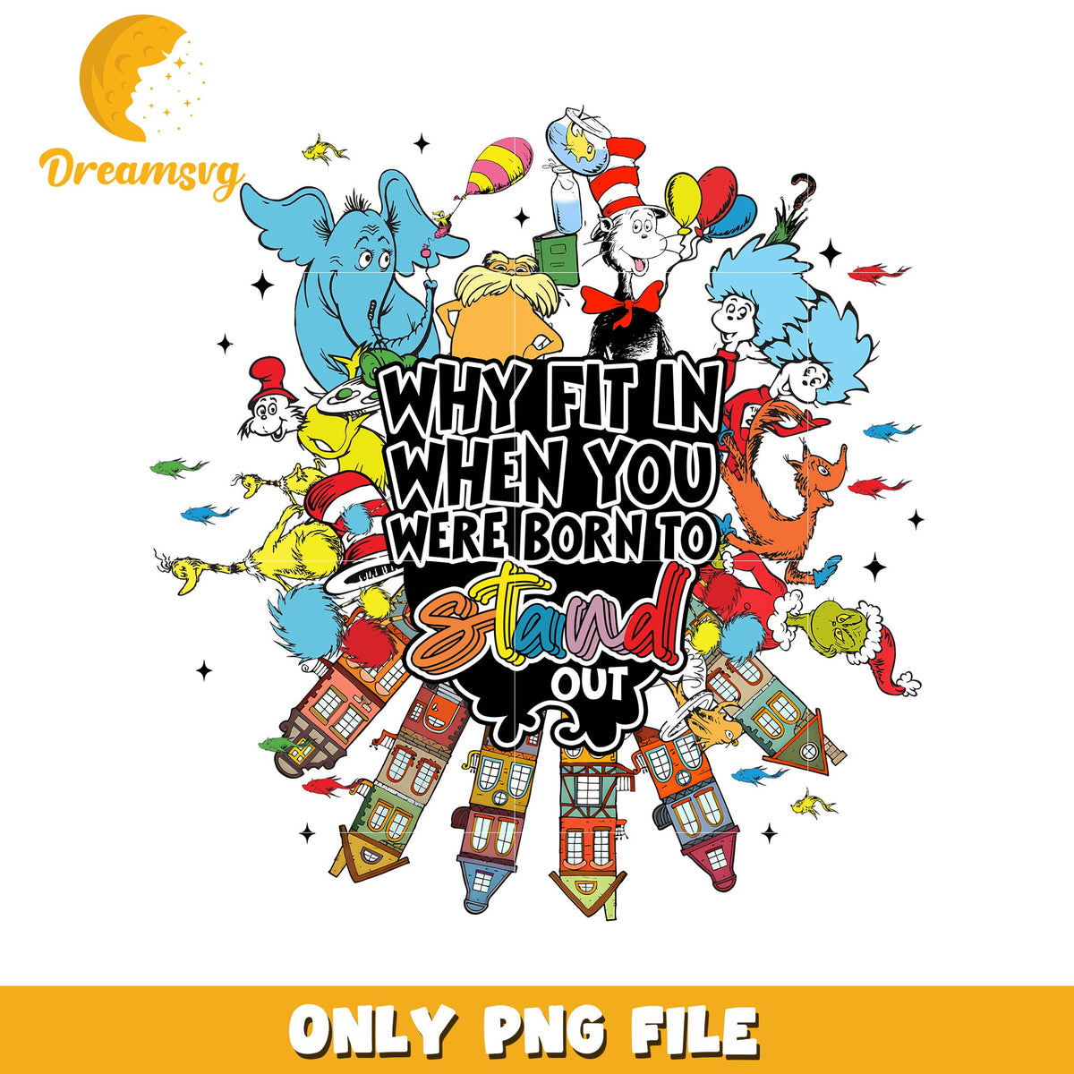 Dr seuss quotes logo design png, dr seuss logo png, cartoon png