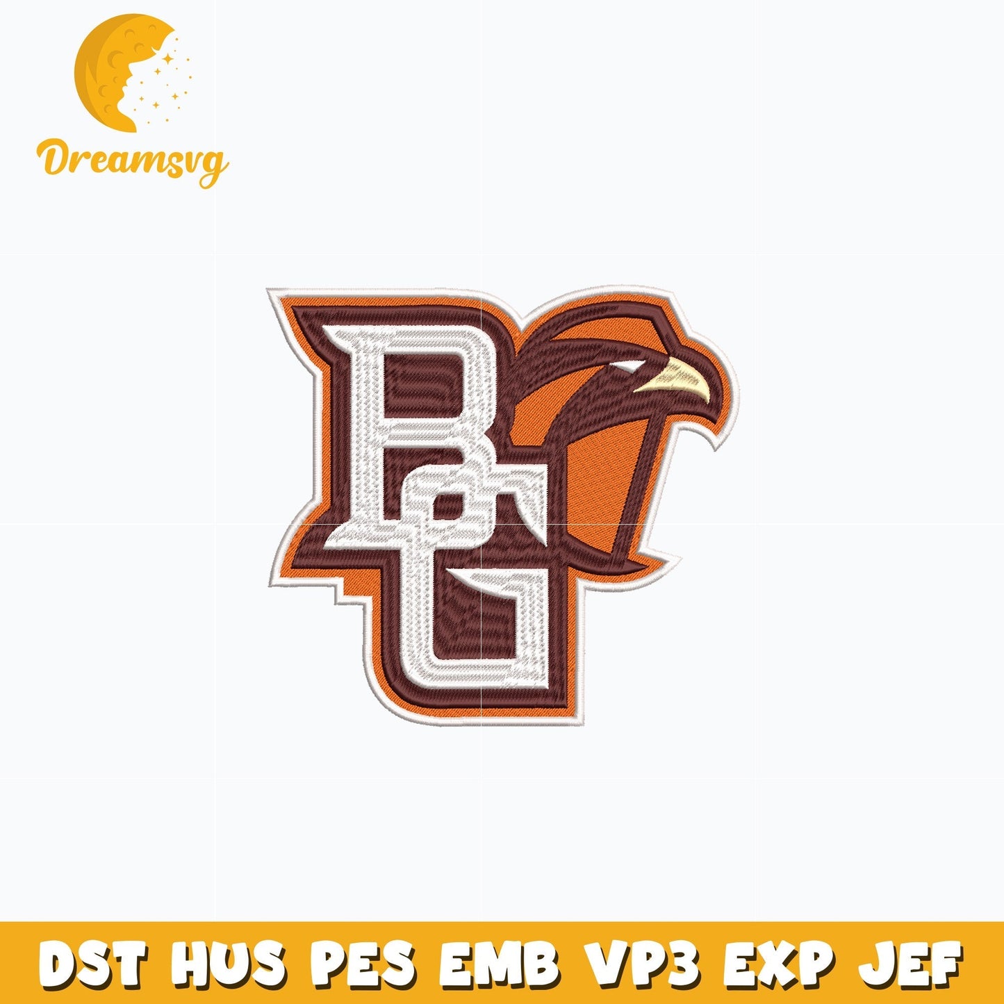 Bowling Green Falcons embroidery design
