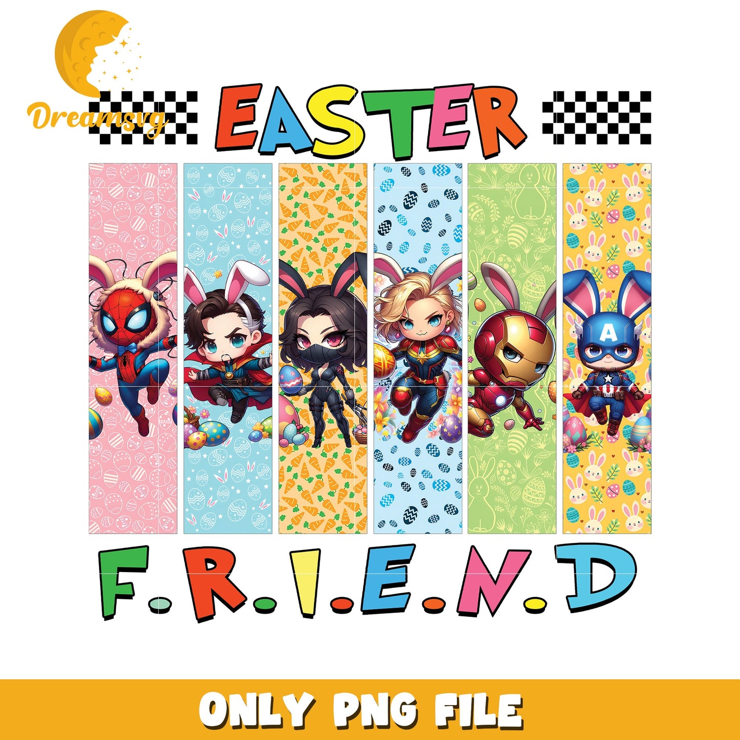 Easter Bunny Marvel Friends PNG