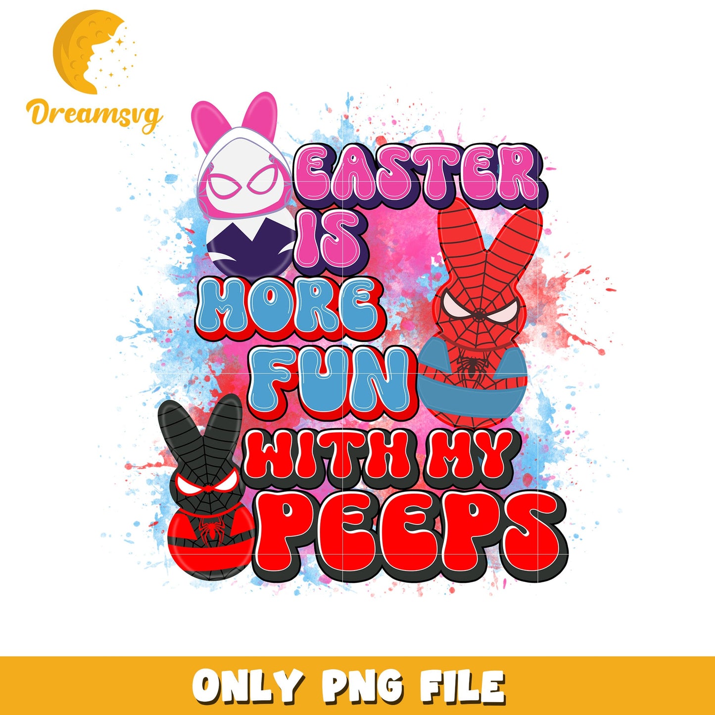 Easter Fun with My Peeps Cute PNG Design for Kids