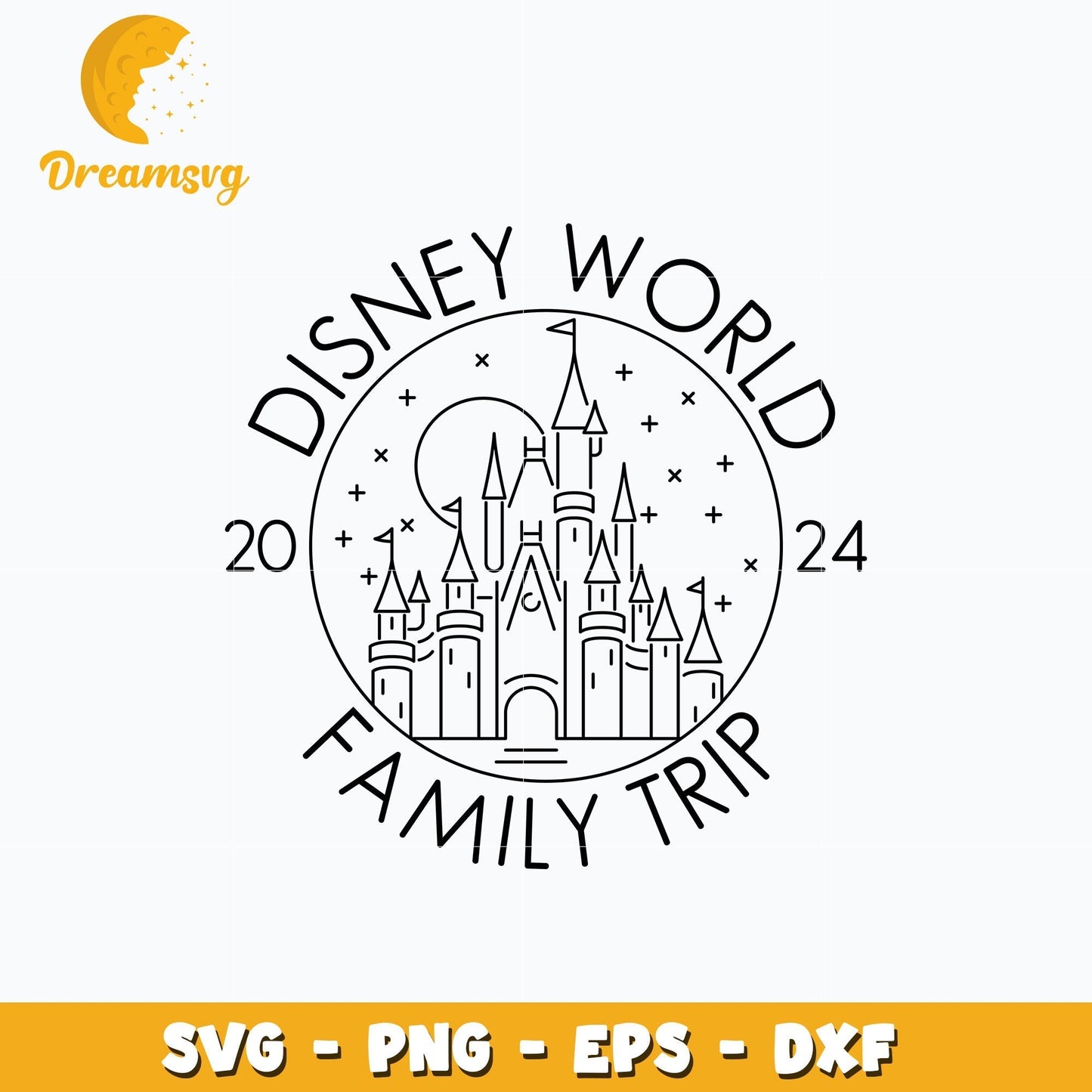 Disney world family trip 2024 svg, Instant download