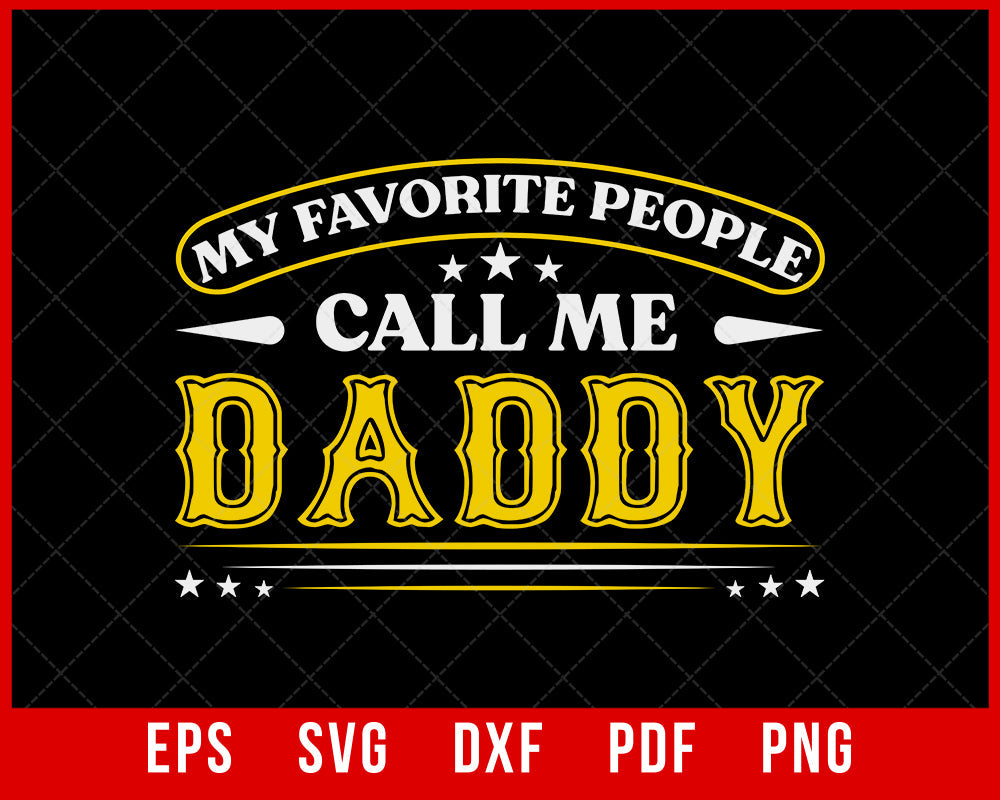 Father's Day Shirt for Dad /Grandpa from Daughter & Son. Personalized Happy Daddy T-Shirt Design Fathers SVG Cutting File Digital Download