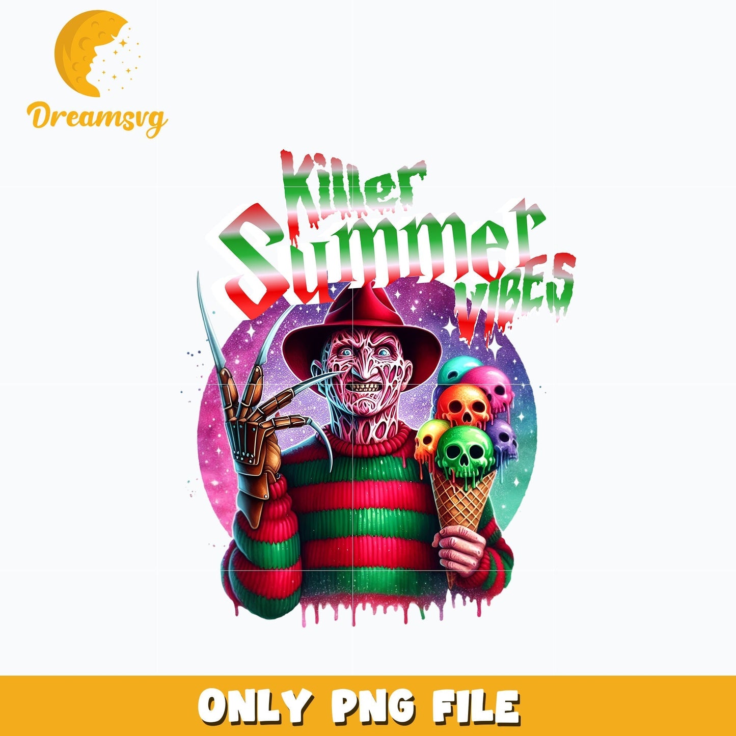 Killer summer vibes design png