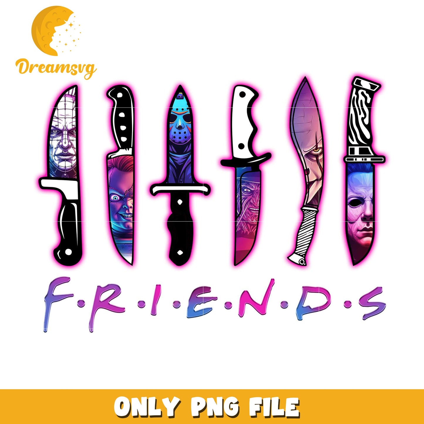 Friends knifes png, halloween kills png, halloween decorations png