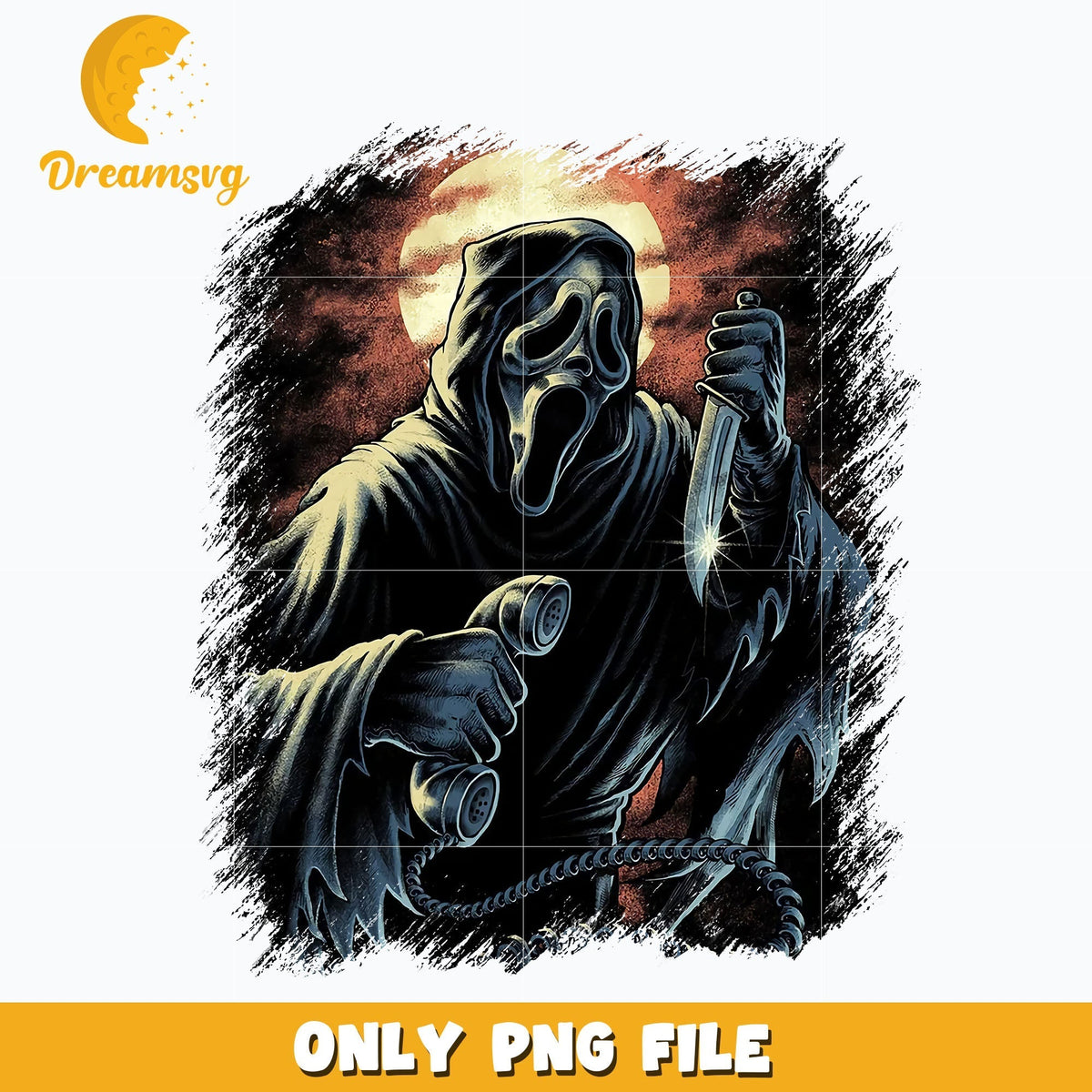 Ghostface halloween png, Halloween png, Digital download.