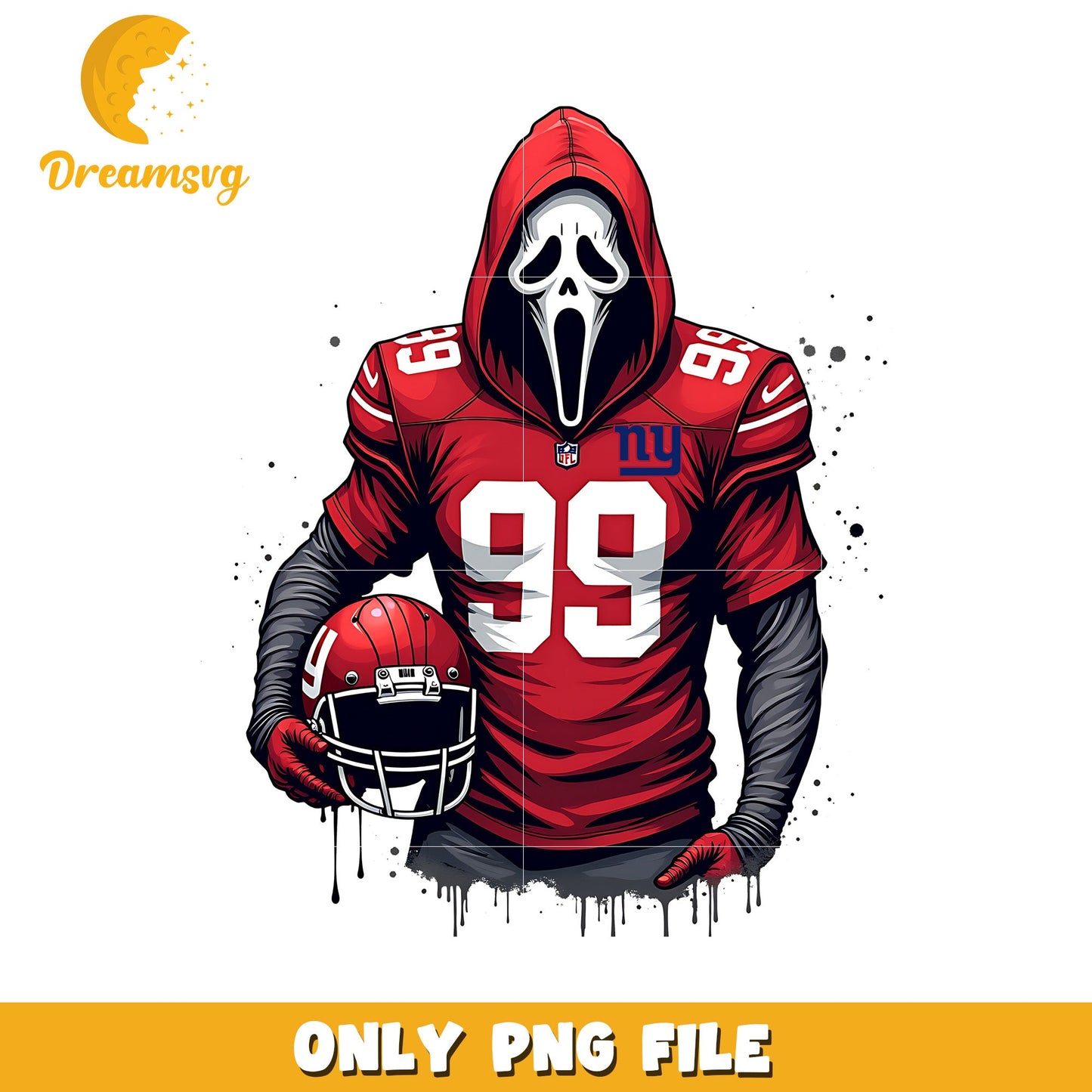 Giants ghost face png, nfl png, national football league png