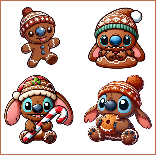 Gingerbread Stitch png bundle