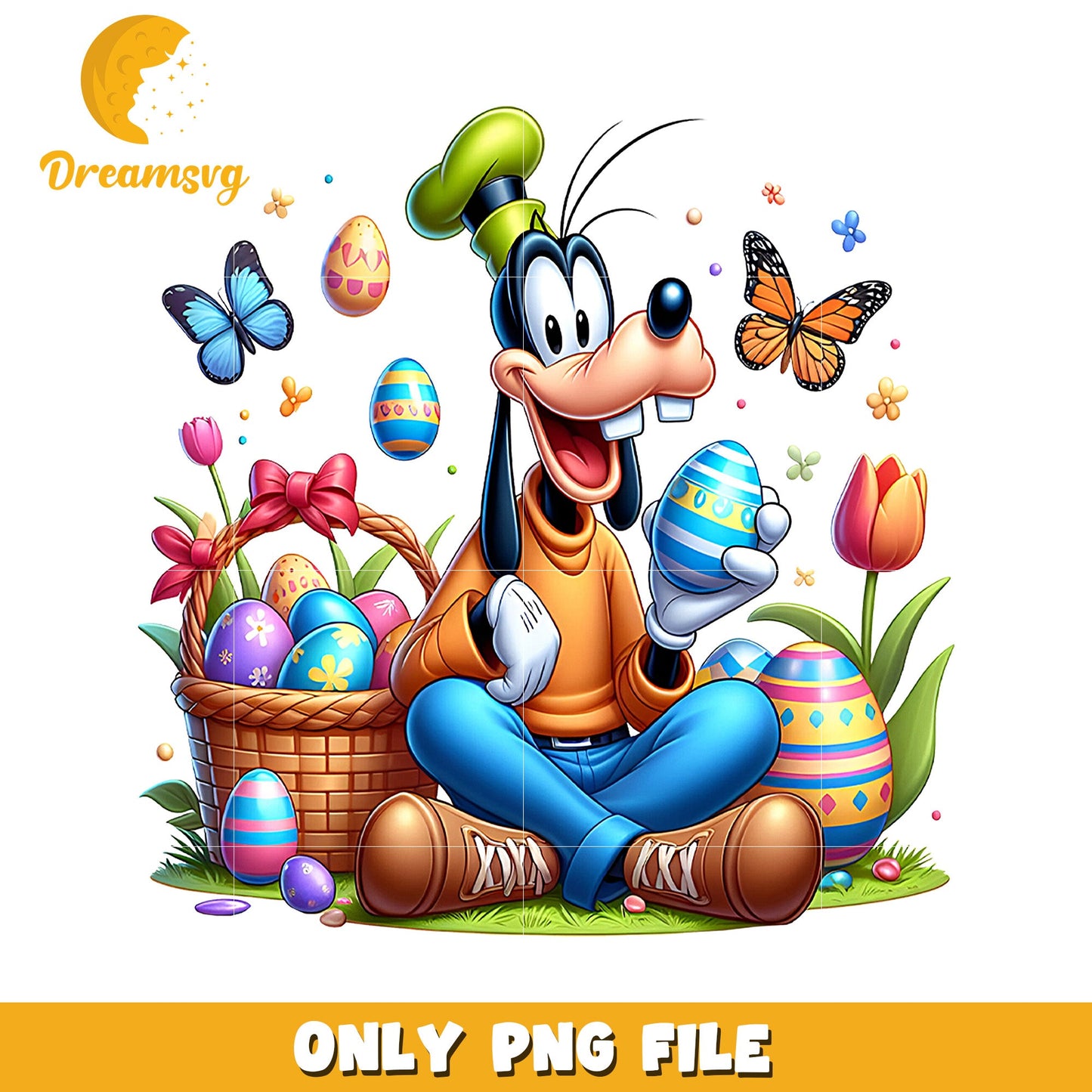Goofy Easter PNG Disney Easter Bunny Illustration