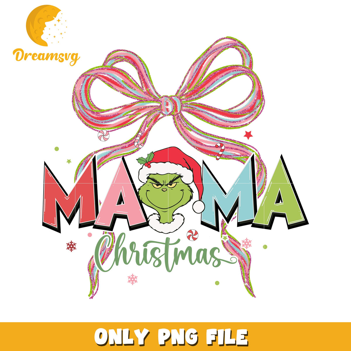 Grinch christmas png, christmas lights png, christmas music png
