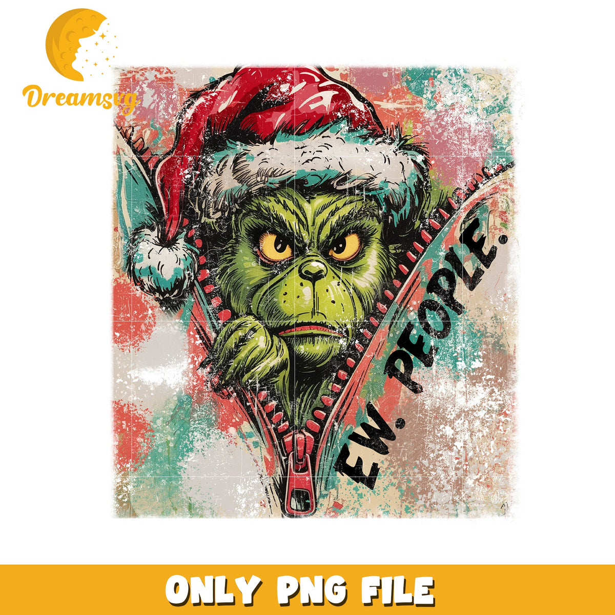 Grinch ew people png, christmas songs png, christmas snow png