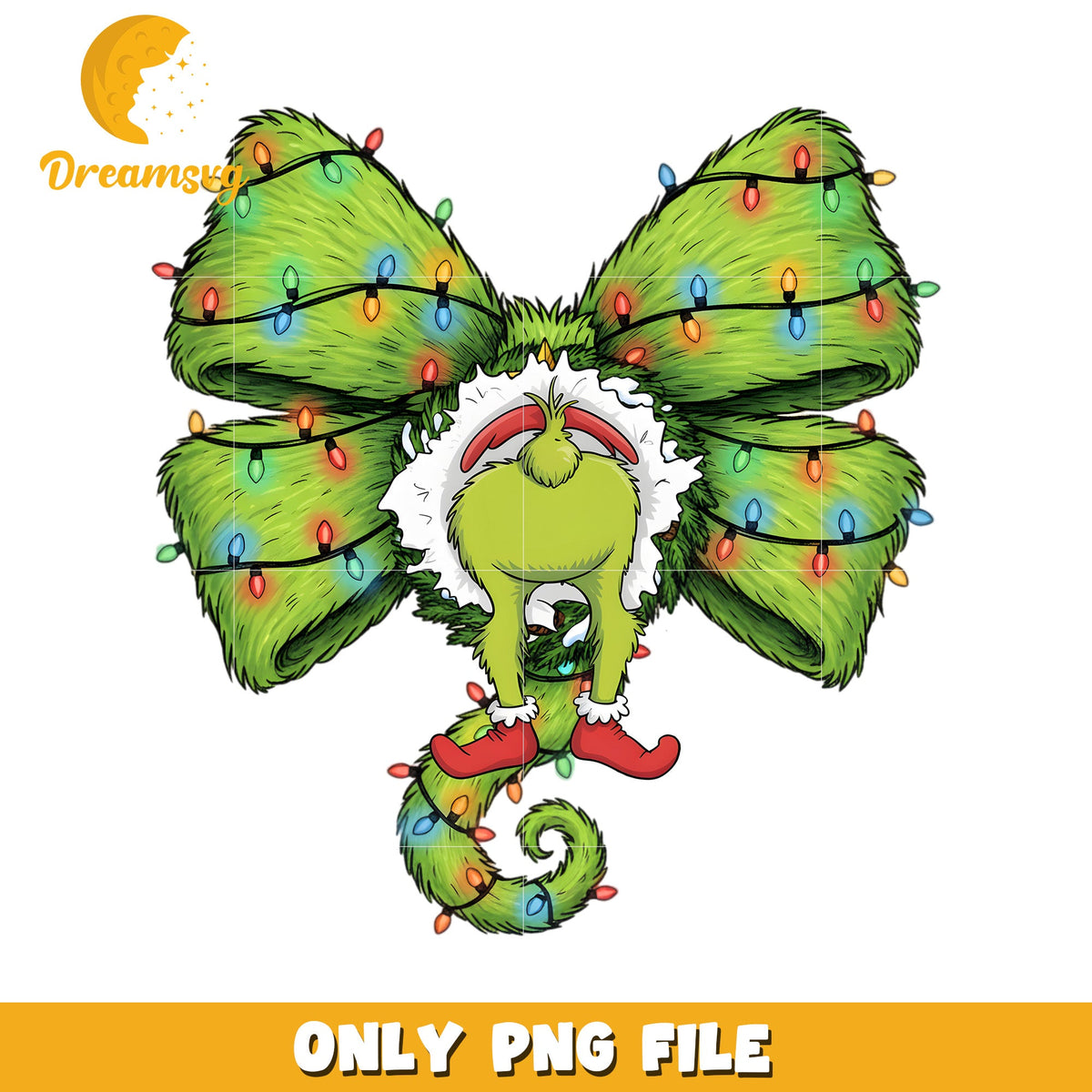 Grinchy butt png, christmas songs png, christmas snow png