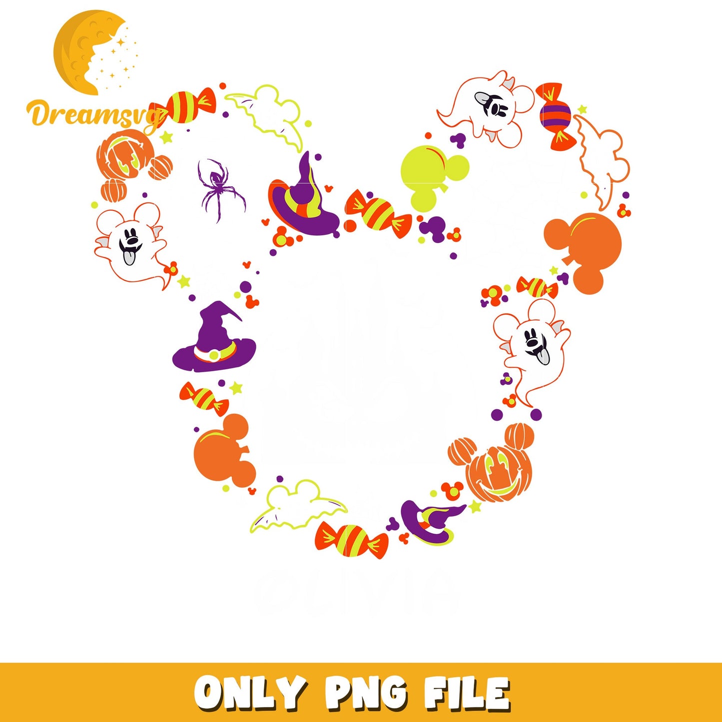 Halloween Candy PNG Clipart for Fun Festive Design