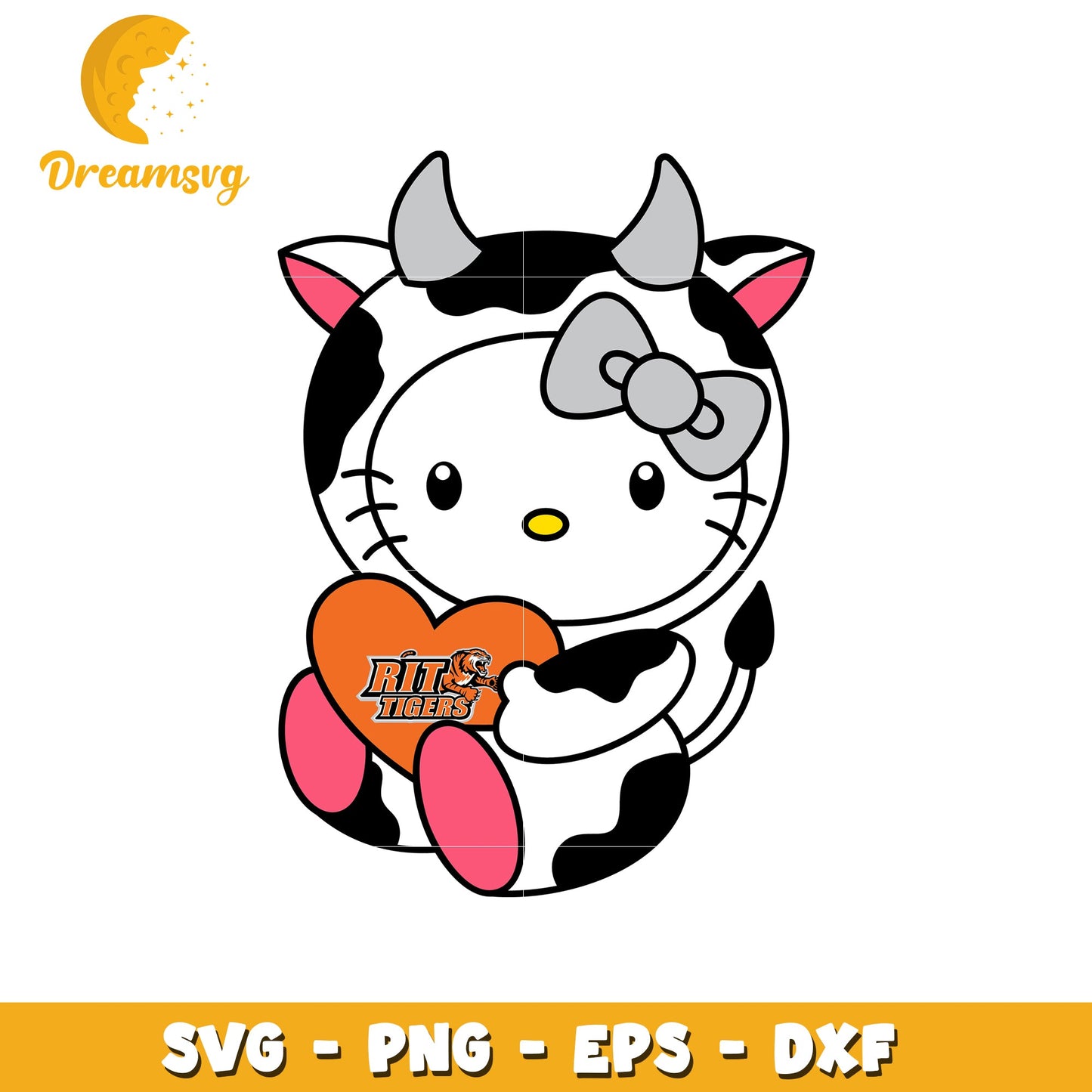 Hello Kitty Cow SVG Design Download