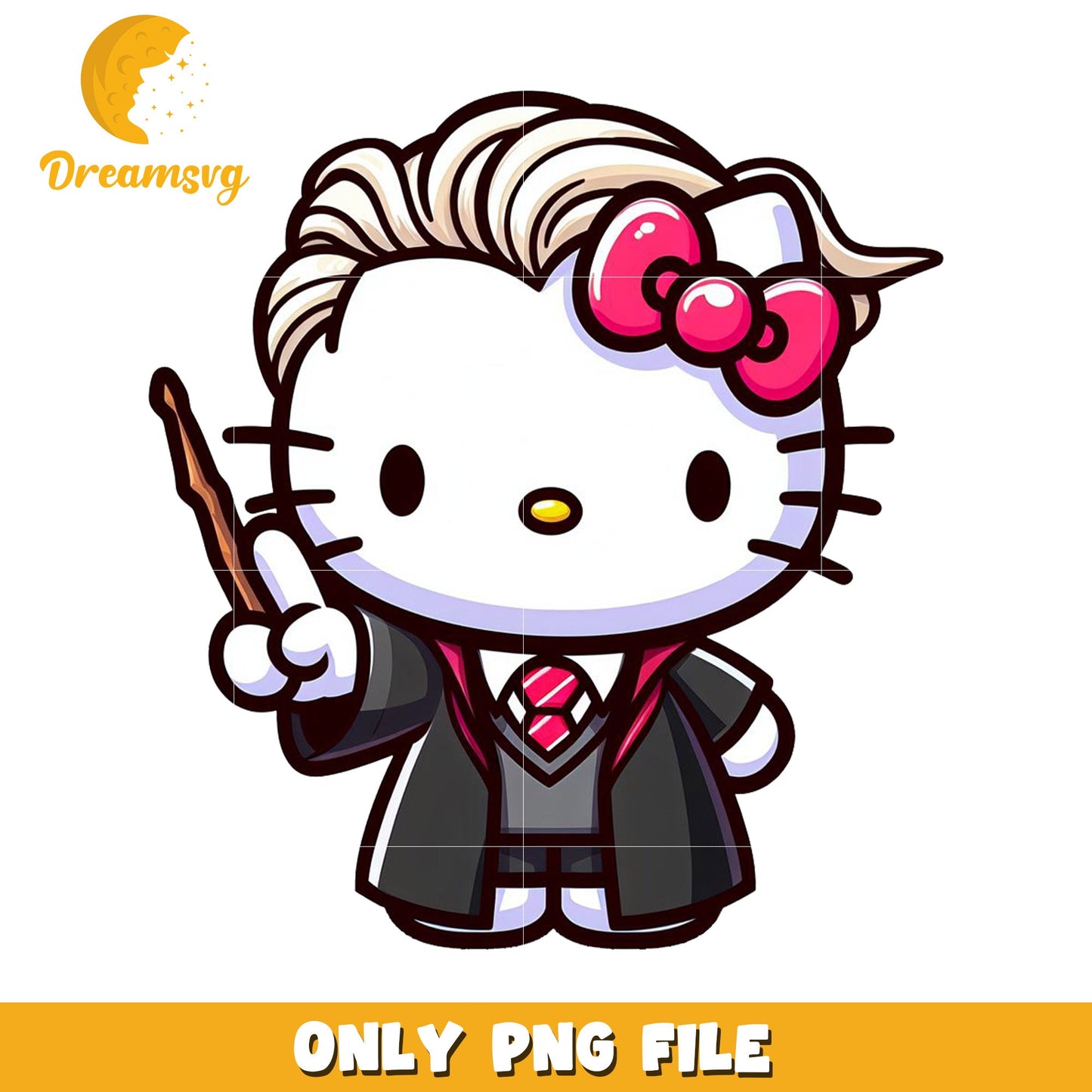 Hello Kitty Hogwarts PNG