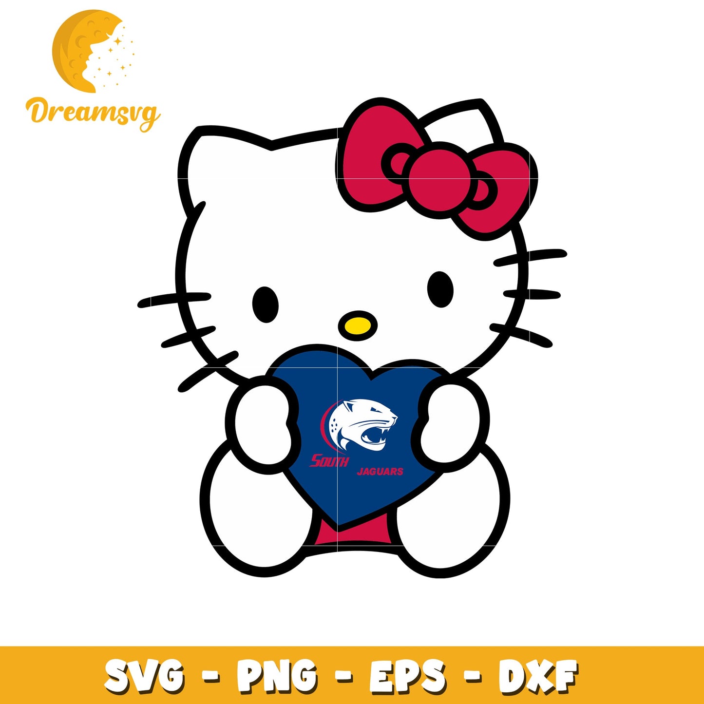 Hello Kitty Jaguars SVG Design