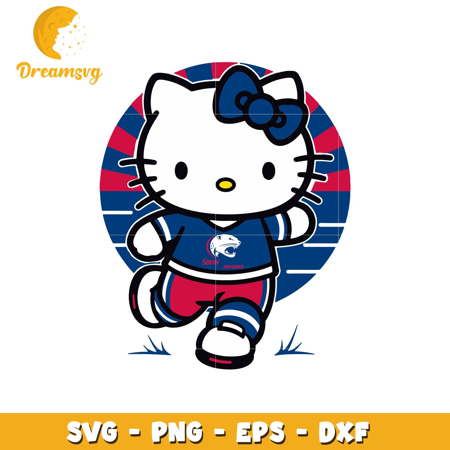 Hello Kitty Sports SVG Design for Creative Projects