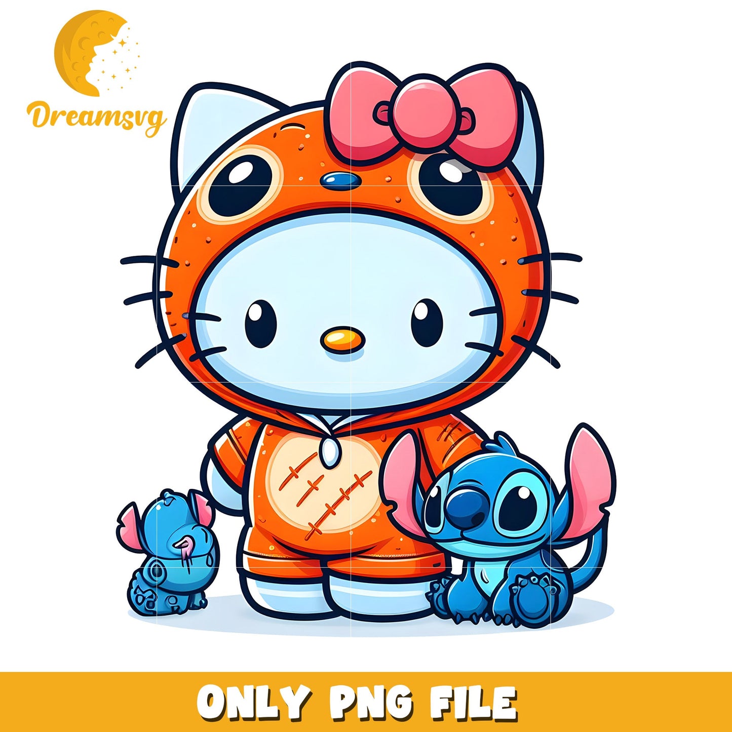 Hello Kitty Stitch PNG Costume Download