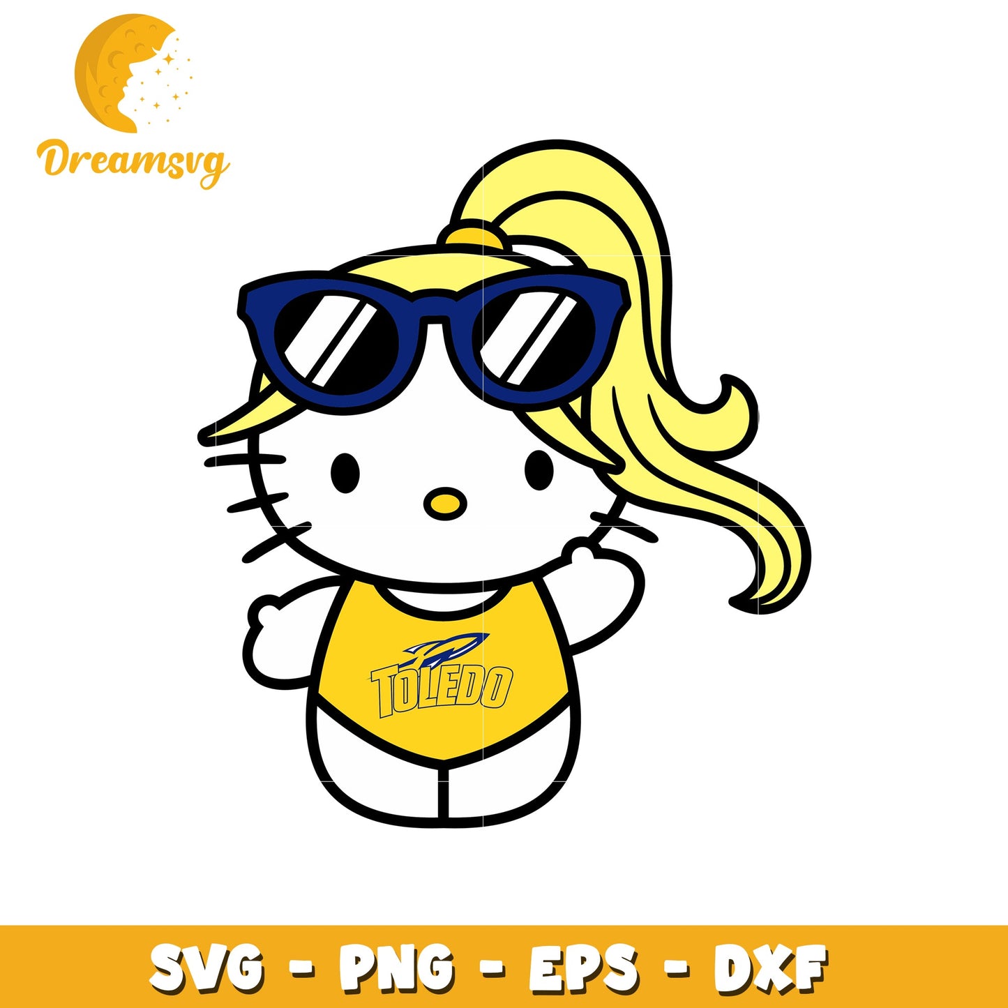 Hello Kitty Toledo SVG Design for Summer Fun