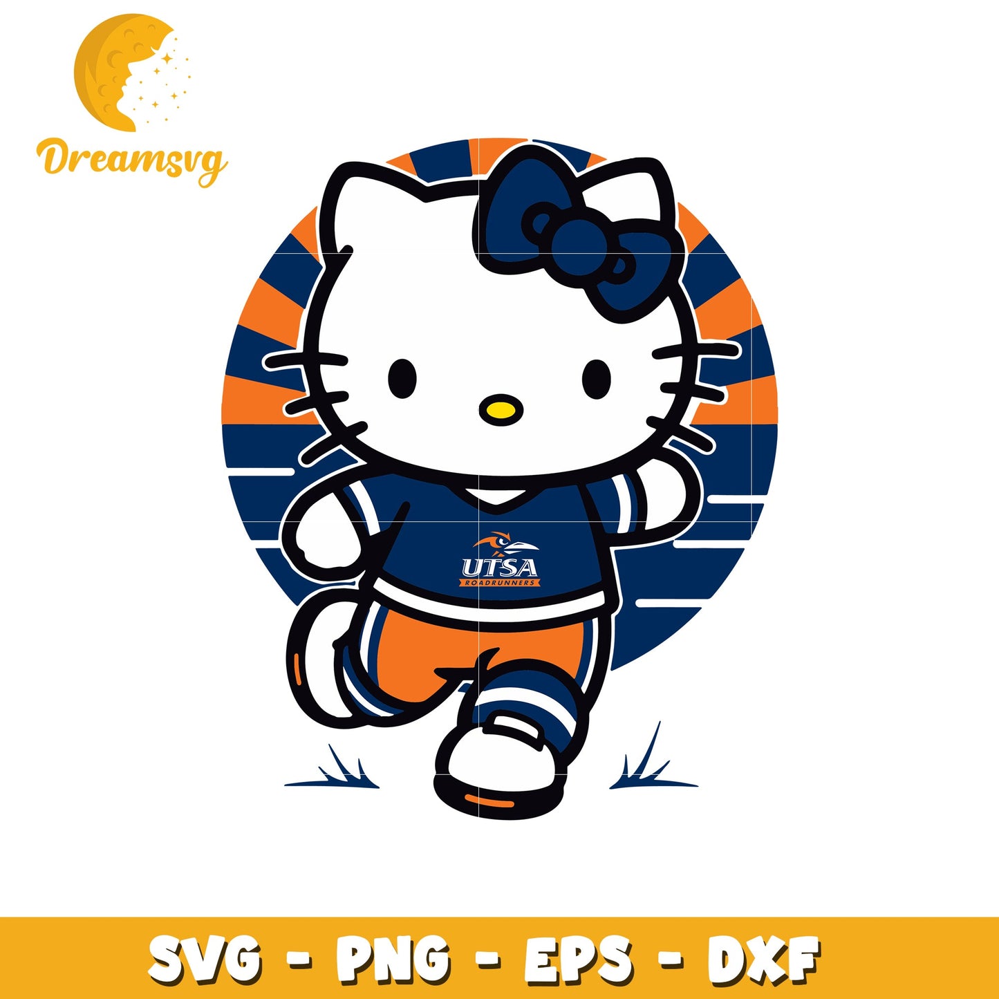 Hello Kitty UTSA SVG Design for Crafting Fun