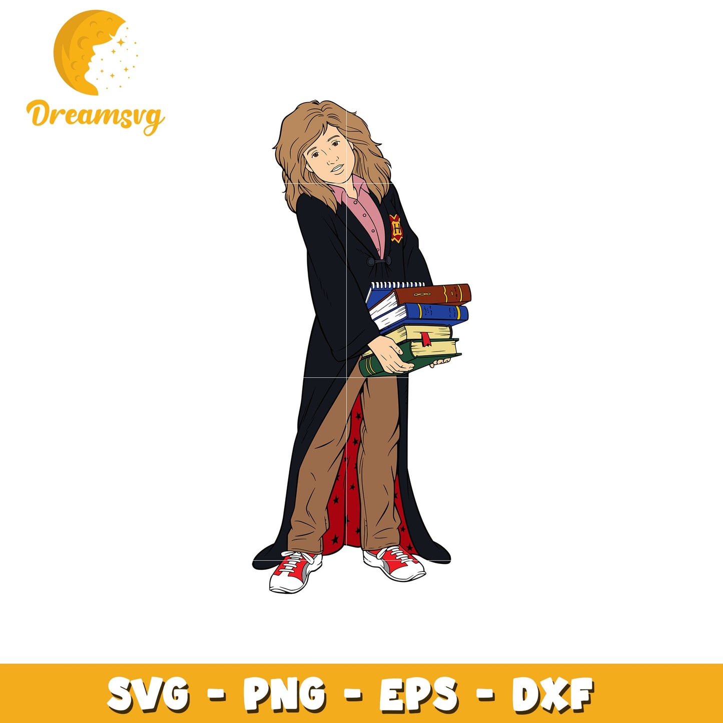 Hermione SVG PNG EPS DXF Cut File