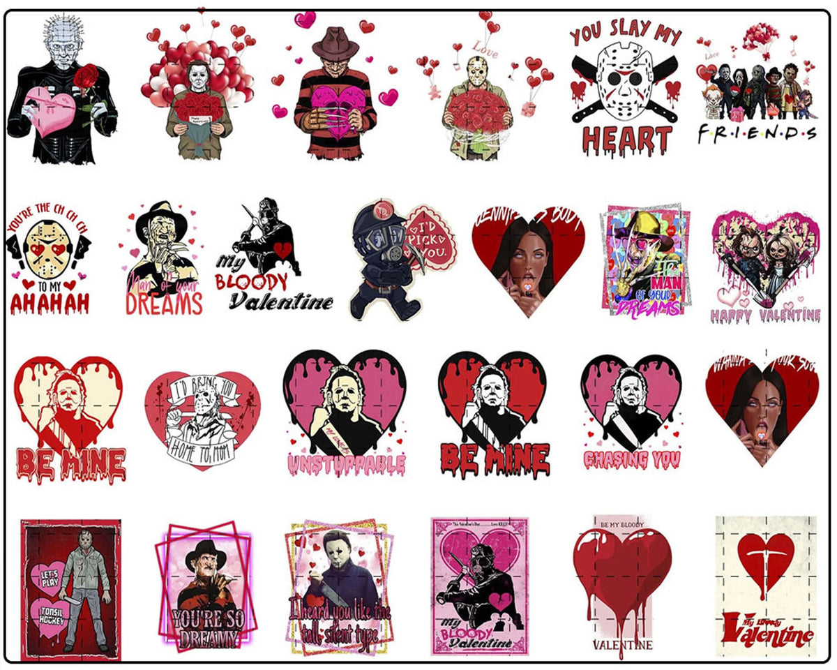Horror Valentine PNG, Valentine's Day Horror Character, Horror Valentine Png