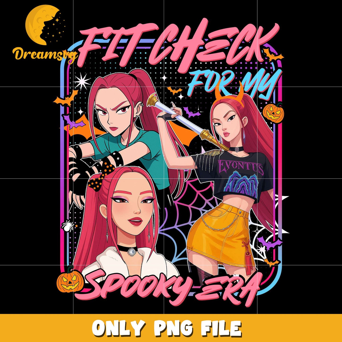 Huntrix Mira Fit Check For My Spooky Era Halloween png, kpop demon hunters png, spirit halloween png