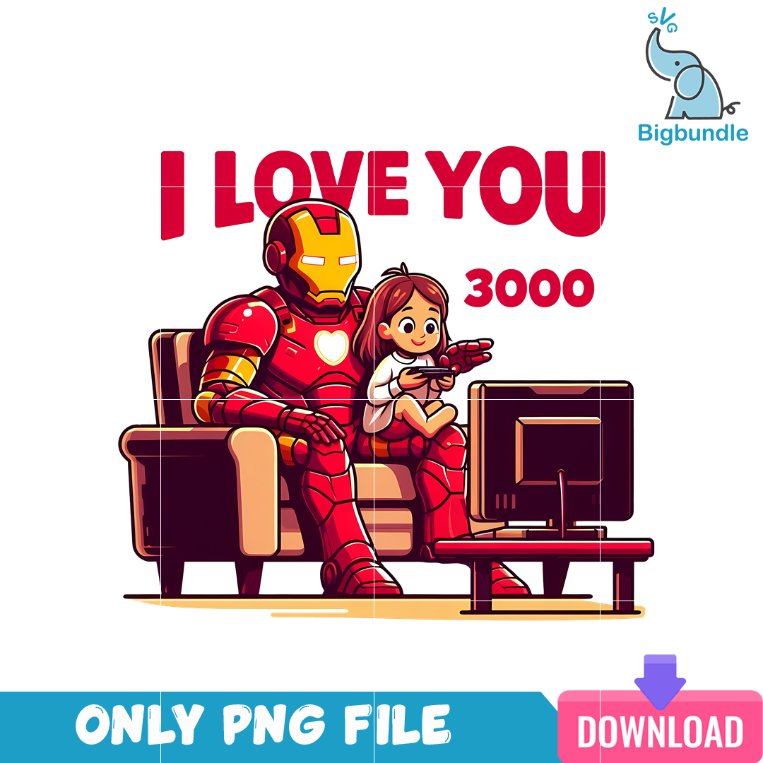 I love You 3000 Best Dad PNG