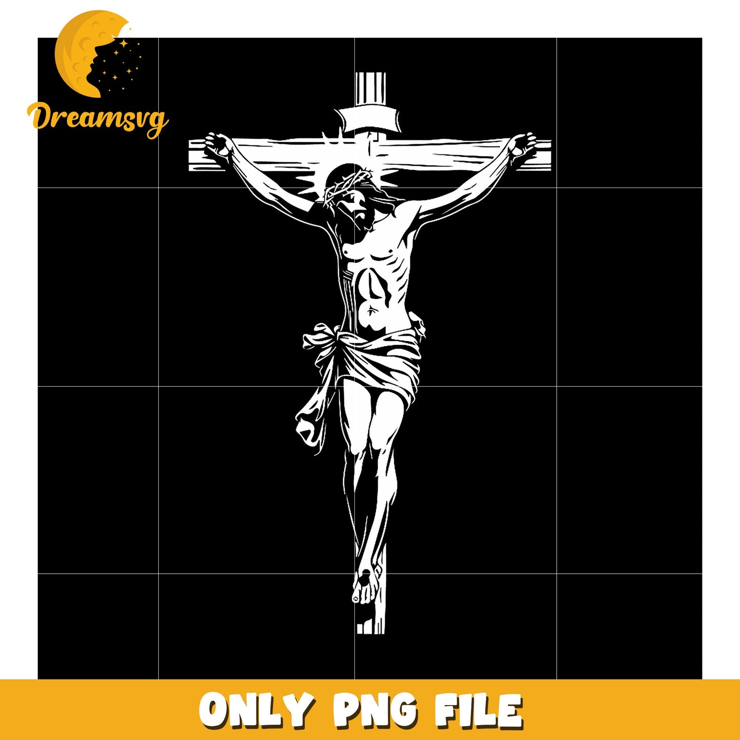 Jesus on Cross PNG Religious Clipart