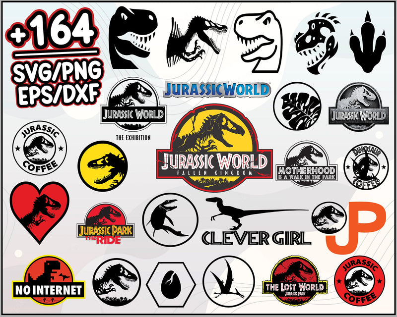 164+ Jurrassic Park svg, Jurassic Park Bundle SVG, Jurassic Park Logo Svg, Jurassic World Svg, Jurassic Park Cut File, Jurassic Park Clip Art Jurassic Trip Svg, dinosaursvg, Cartoon svg, png, dxf, eps digital file